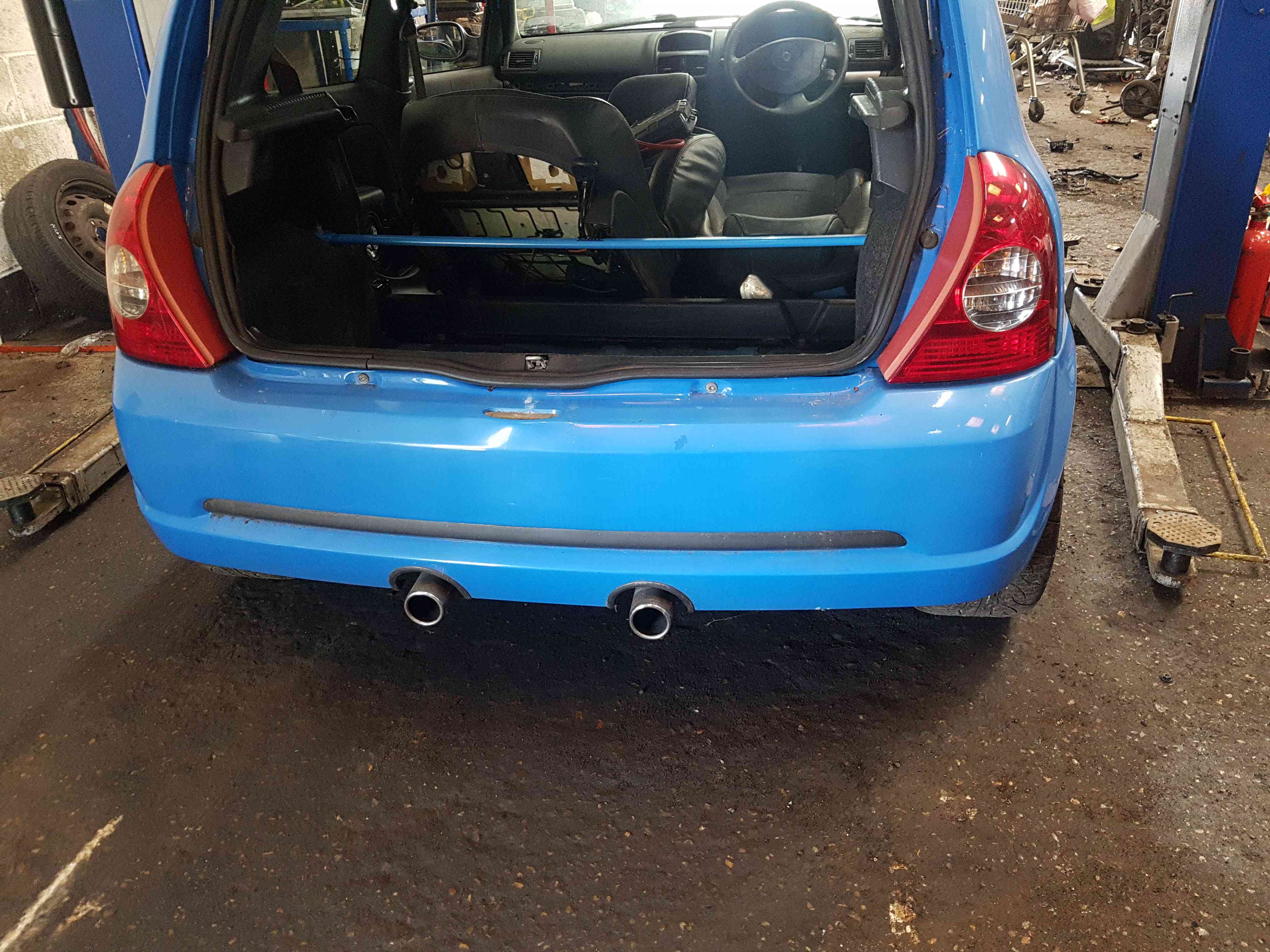Thumb 2 Renault Clio Sport 2001-2006 172 182 Rear Bumper Racing Blue Oj45