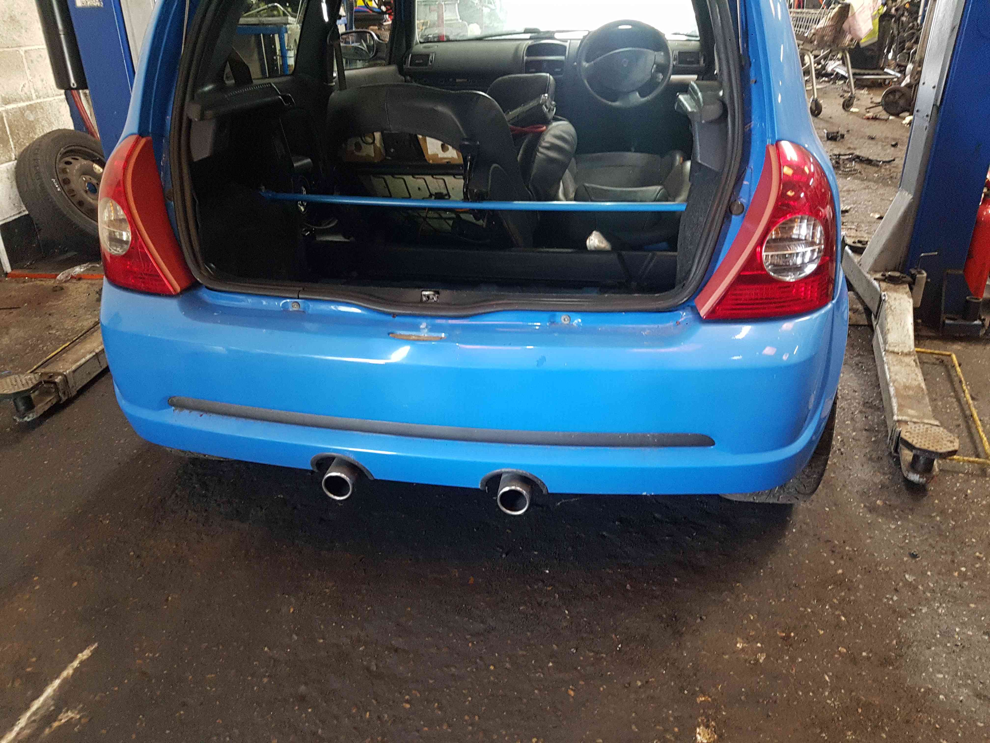 Thumb 3 Renault Clio Sport 2001-2006 172 182 Rear Bumper Racing Blue Oj45