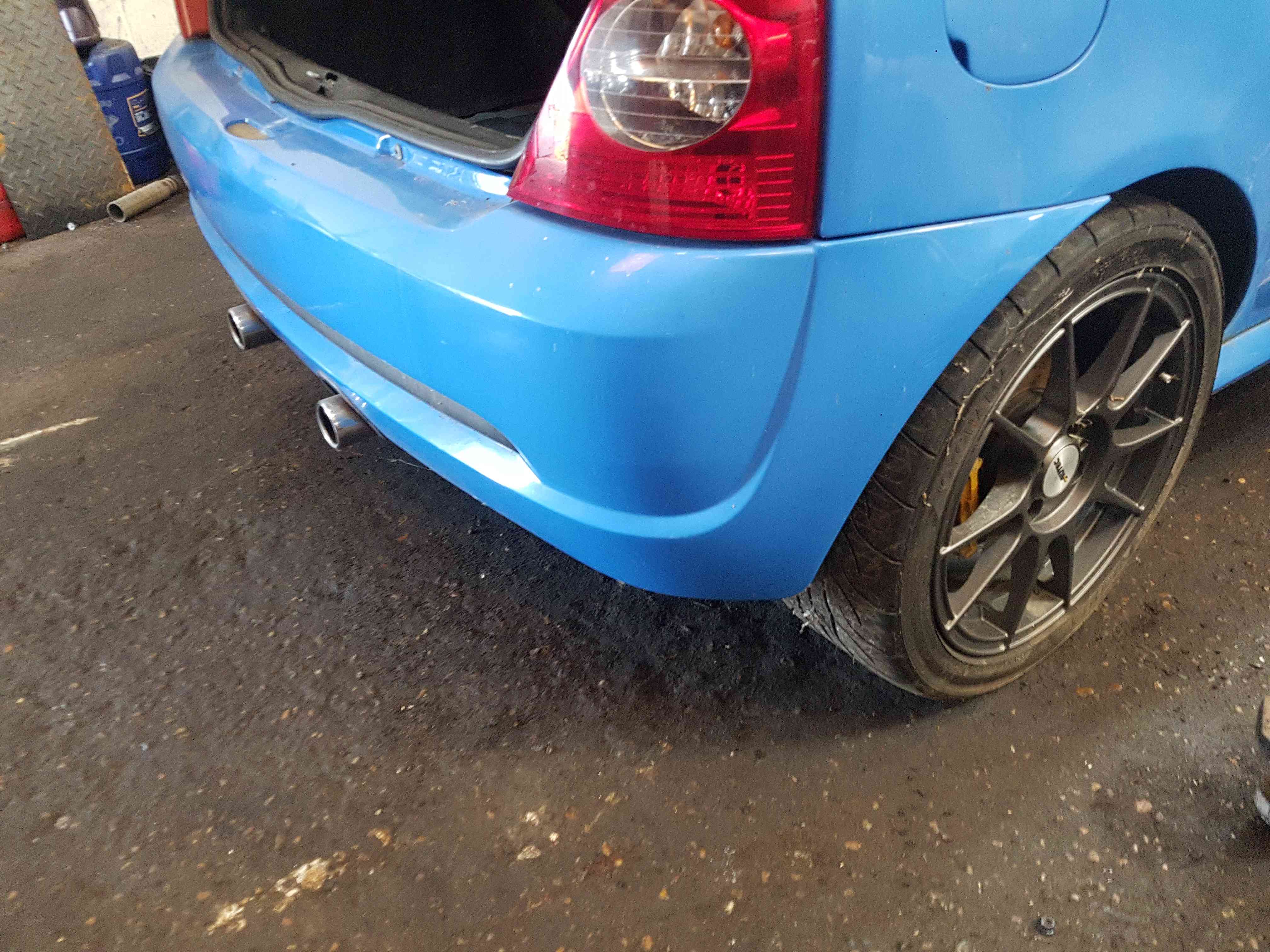 Thumb 6 Renault Clio Sport 2001-2006 172 182 Rear Bumper Racing Blue Oj45