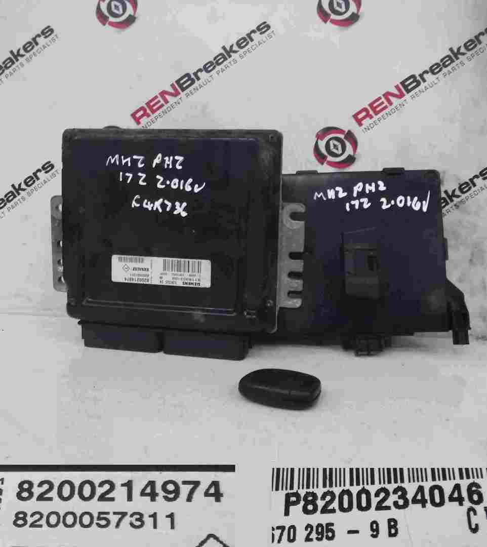 Renault Clio Sport 2001-2006 172 2.0 16v ECU SET UCH BCM Immobiliser + Key Fob