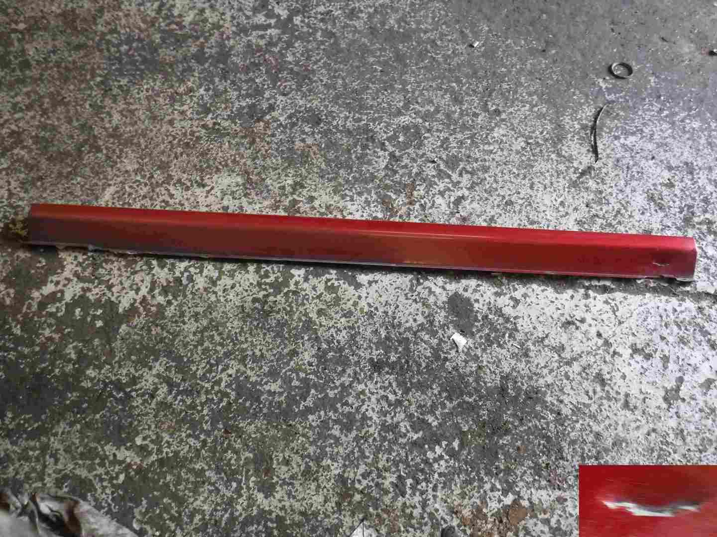 Renault Clio Sport 2001-2006 172 Passenger NS Side Skirt Red TEB76