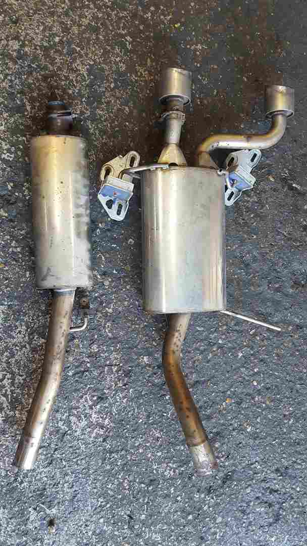 Renault Clio Sport 2001-2006 182 2.0 16V CAT Back Exhaust System Back BOX K-TEC