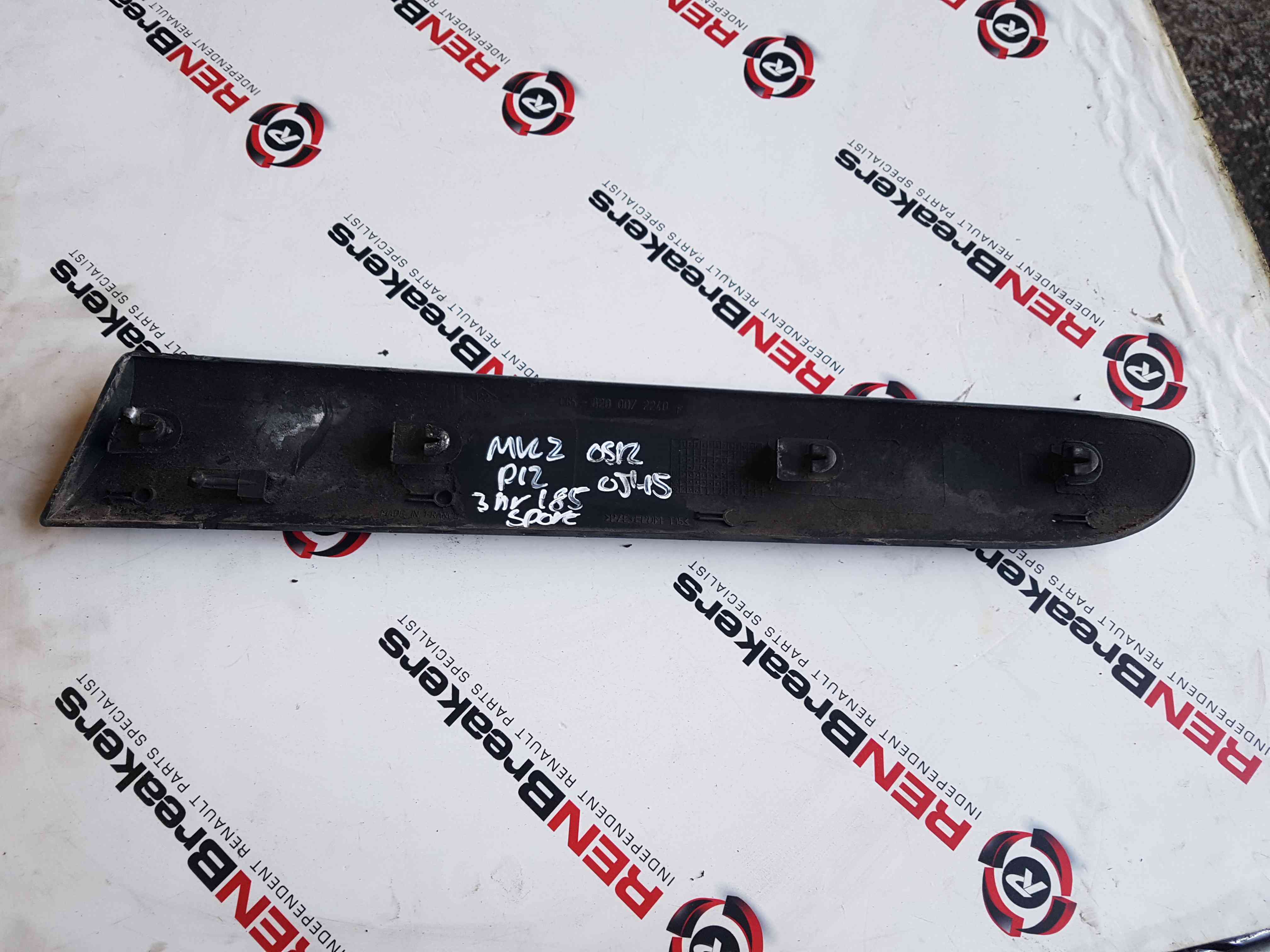 Thumb 6 Renault Clio Sport 2001-2006 Drivers OSR Rear Moulding Trim Blue Oj45 3dr