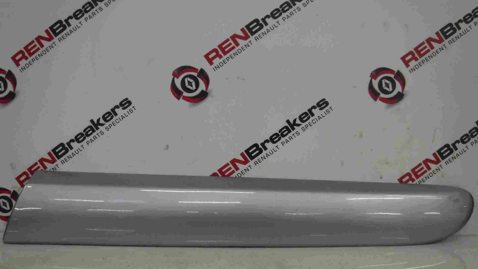 Renault Clio Sport 2001-2006 Passenger NSR Rear Door Moulding Trim Silver 640