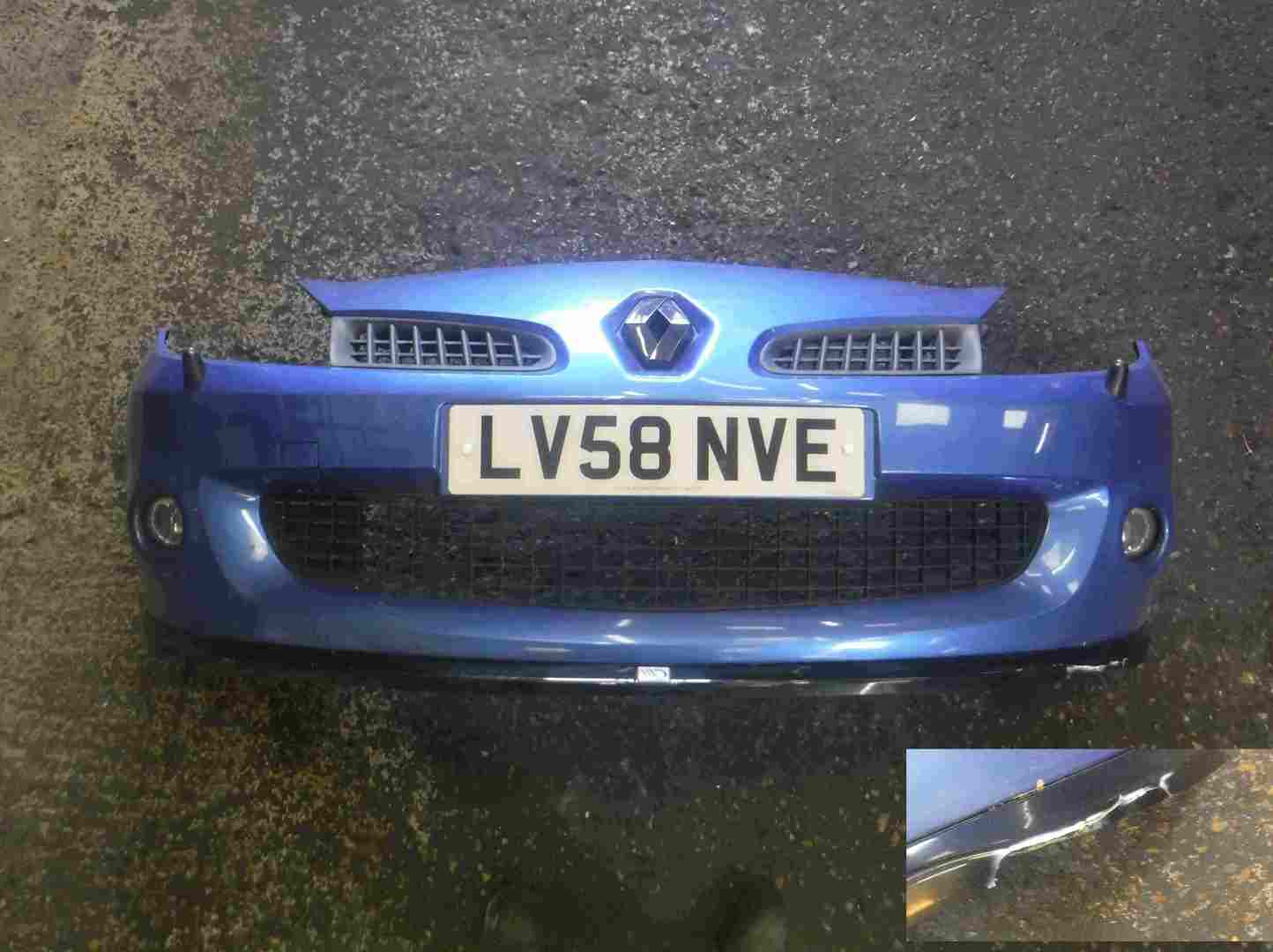 Renault Clio Sport 2005-2009 197  Front Bumper Blue TERNC