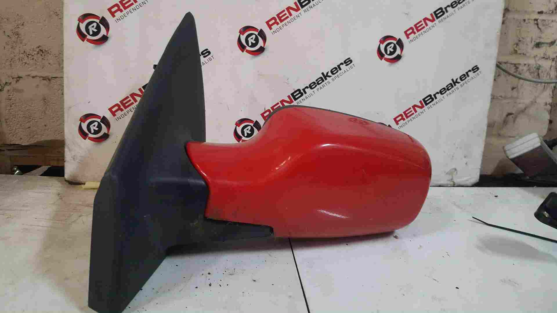 Renault Clio Sport 2005-2009 197  Passenger Ns Wing Mirror RED Ovnnf