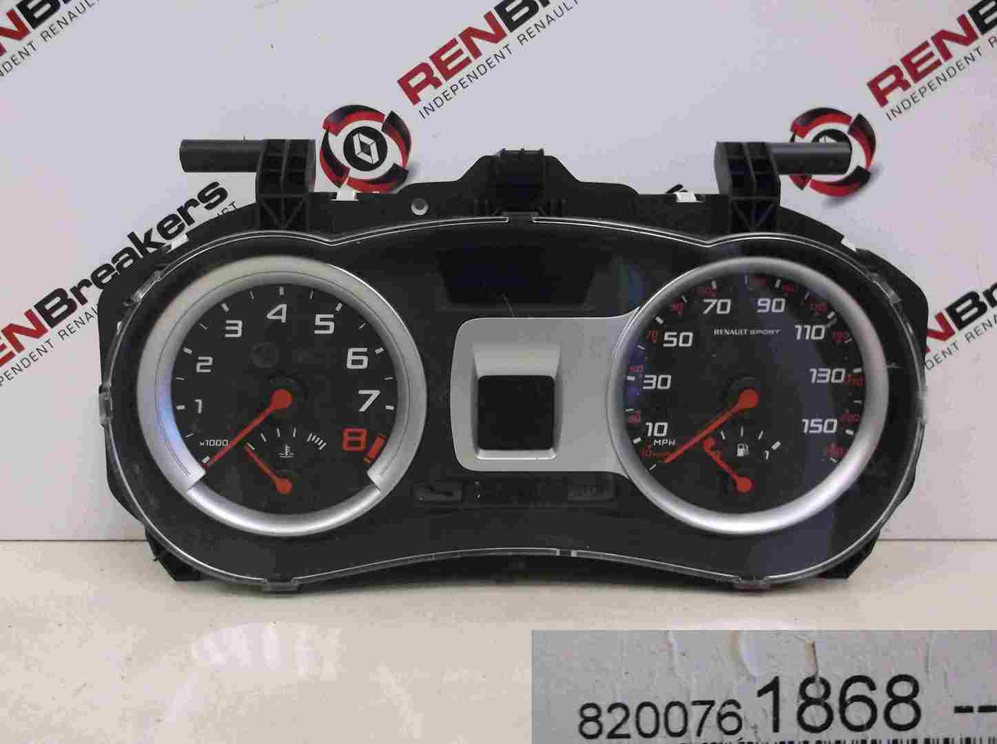 Renault Clio Sport 2005-2009 197 Instrument Panel Dials Gauge 109k 8200761868