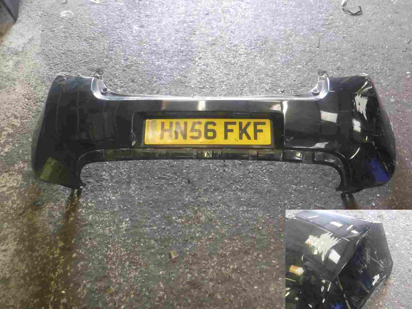 Renault Clio Sport 2005-2009 197 Rear Bumper Black TEGNE