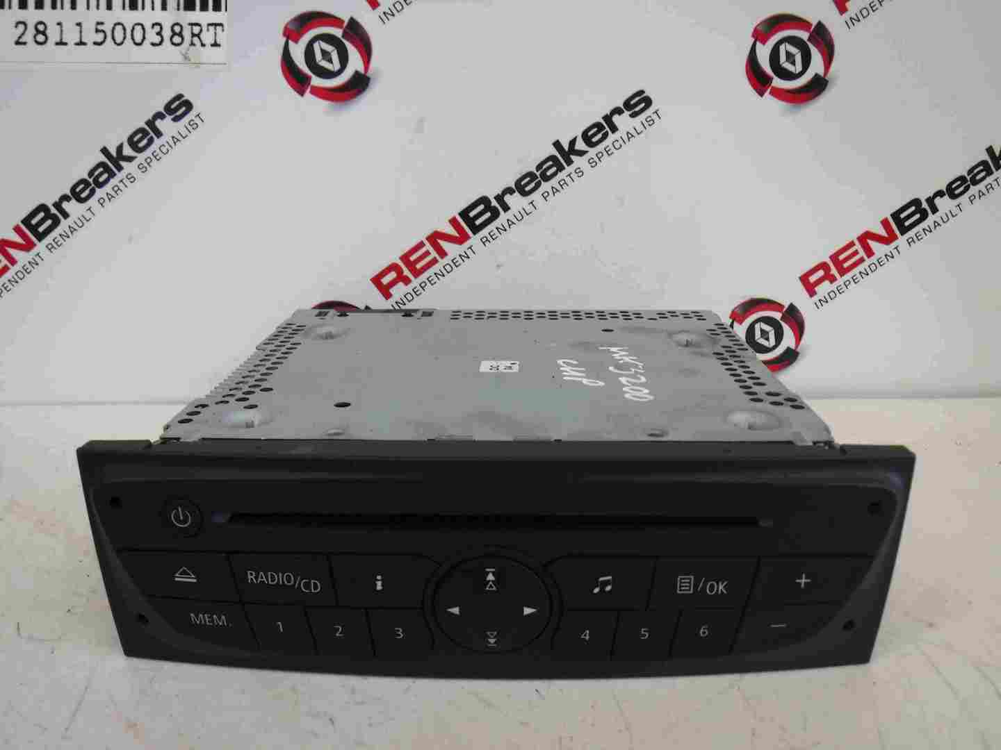 Renault Clio Sport 2005-2012 197 200 2.0 16v Cup CD Player Radio + Code