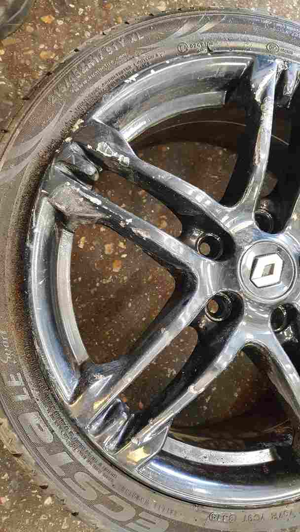 Thumb 5 Renault Clio Sport 2005-2012 197 200 Cup Alloy Wheel Black 17inch 17