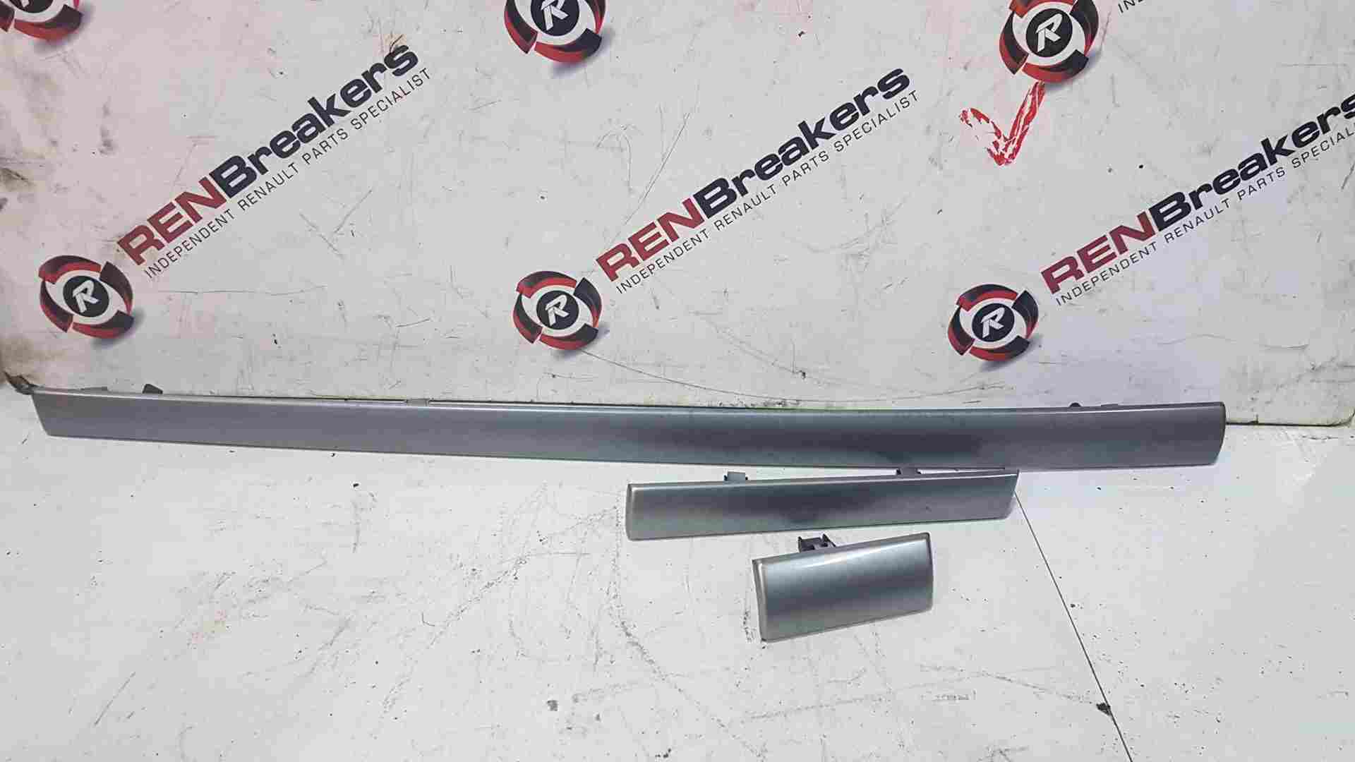 Renault Clio Sport 2005-2012 197 200 Dashboard Insert Trims Gloss Grey