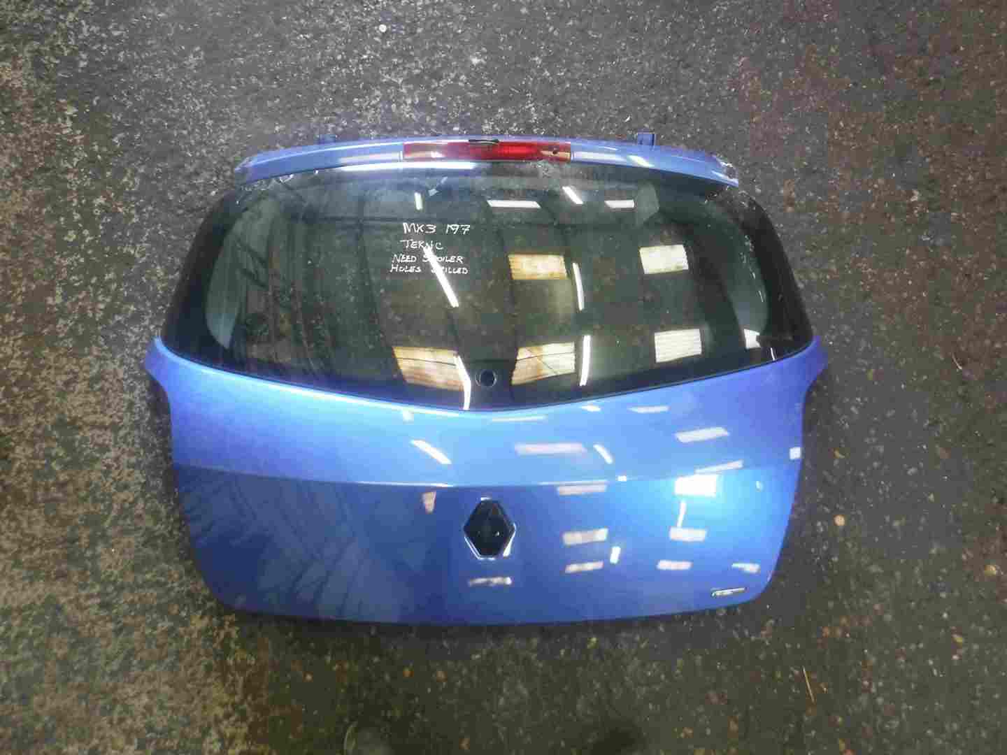 Renault Clio Sport 2005-2012 197 200 Rear Boot Tailgate Blue TERNC