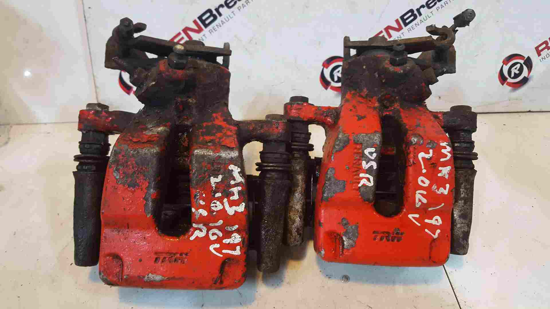 Thumb 2 Renault Clio Sport 2005-2012 197 200 Rear RED Brake Calipers SET Pair OSR NSR