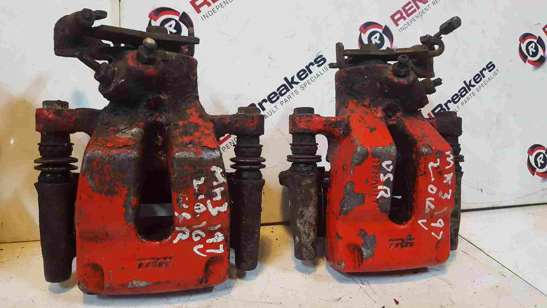 Thumb 4 Renault Clio Sport 2005-2012 197 200 Rear RED Brake Calipers SET Pair OSR NSR