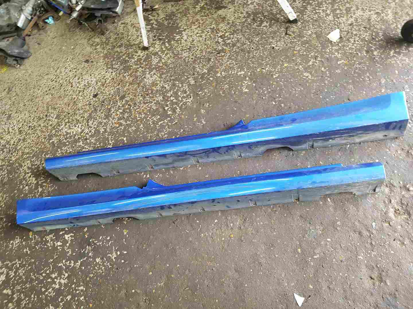 Thumb 3 Renault Clio Sport 2005-2012 197 200 Side Skirts Pair Blue Ternc 3dr