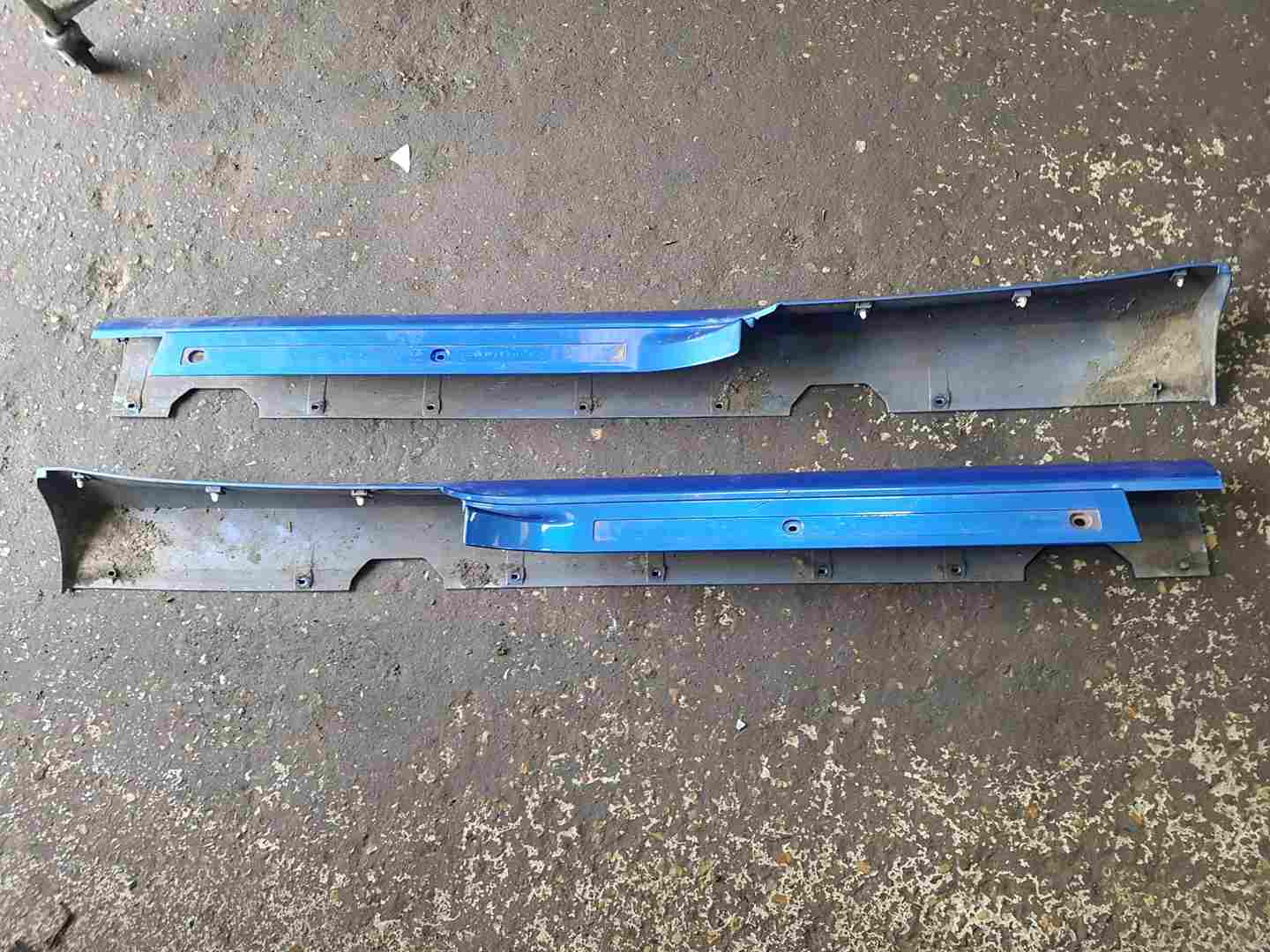 Thumb 4 Renault Clio Sport 2005-2012 197 200 Side Skirts Pair Blue Ternc 3dr