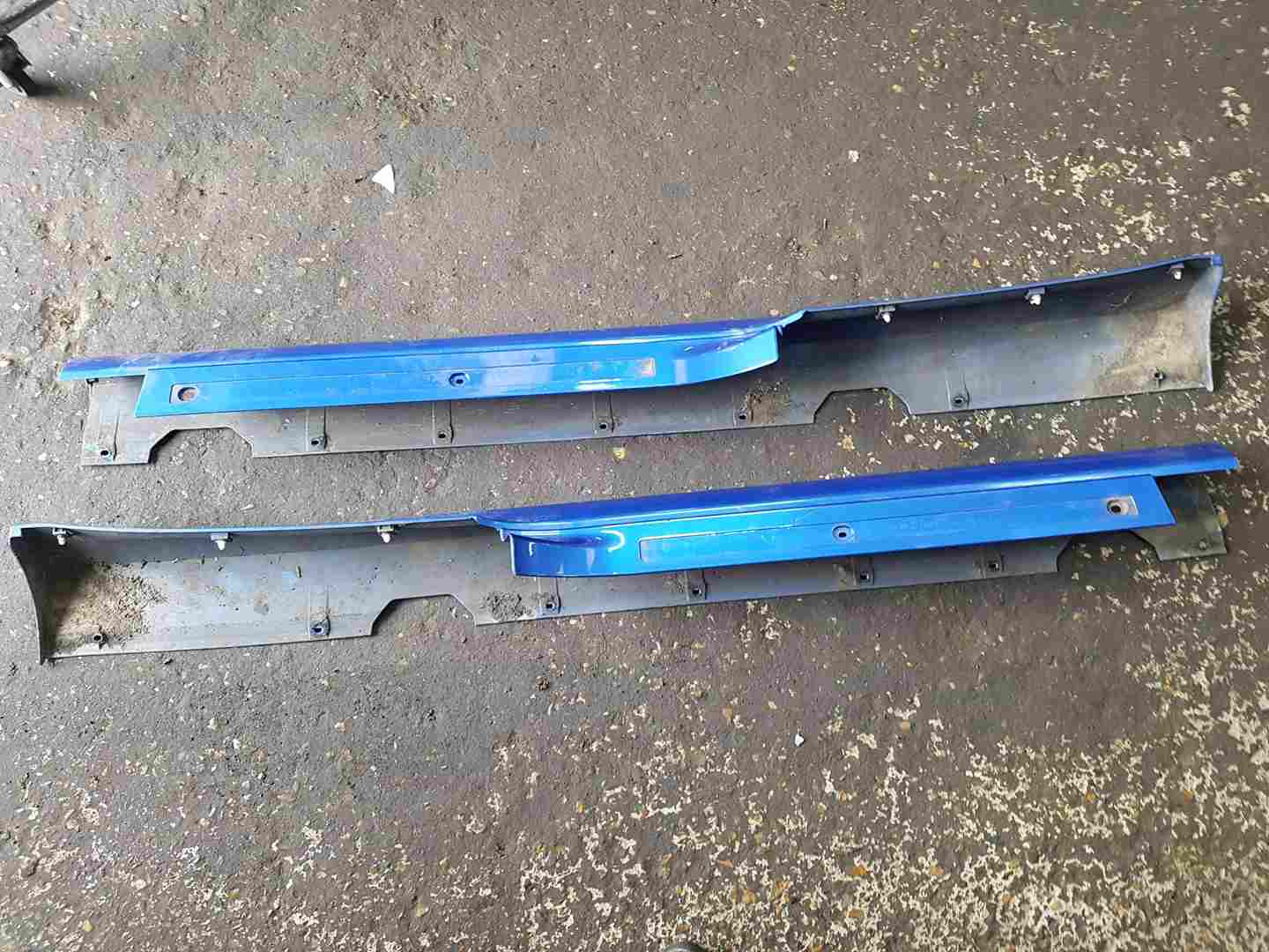Thumb 5 Renault Clio Sport 2005-2012 197 200 Side Skirts Pair Blue Ternc 3dr