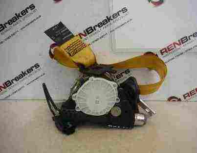 Renault Clio Sport 2009-2012 Drivers OSR Rear Seat Belt Yellow