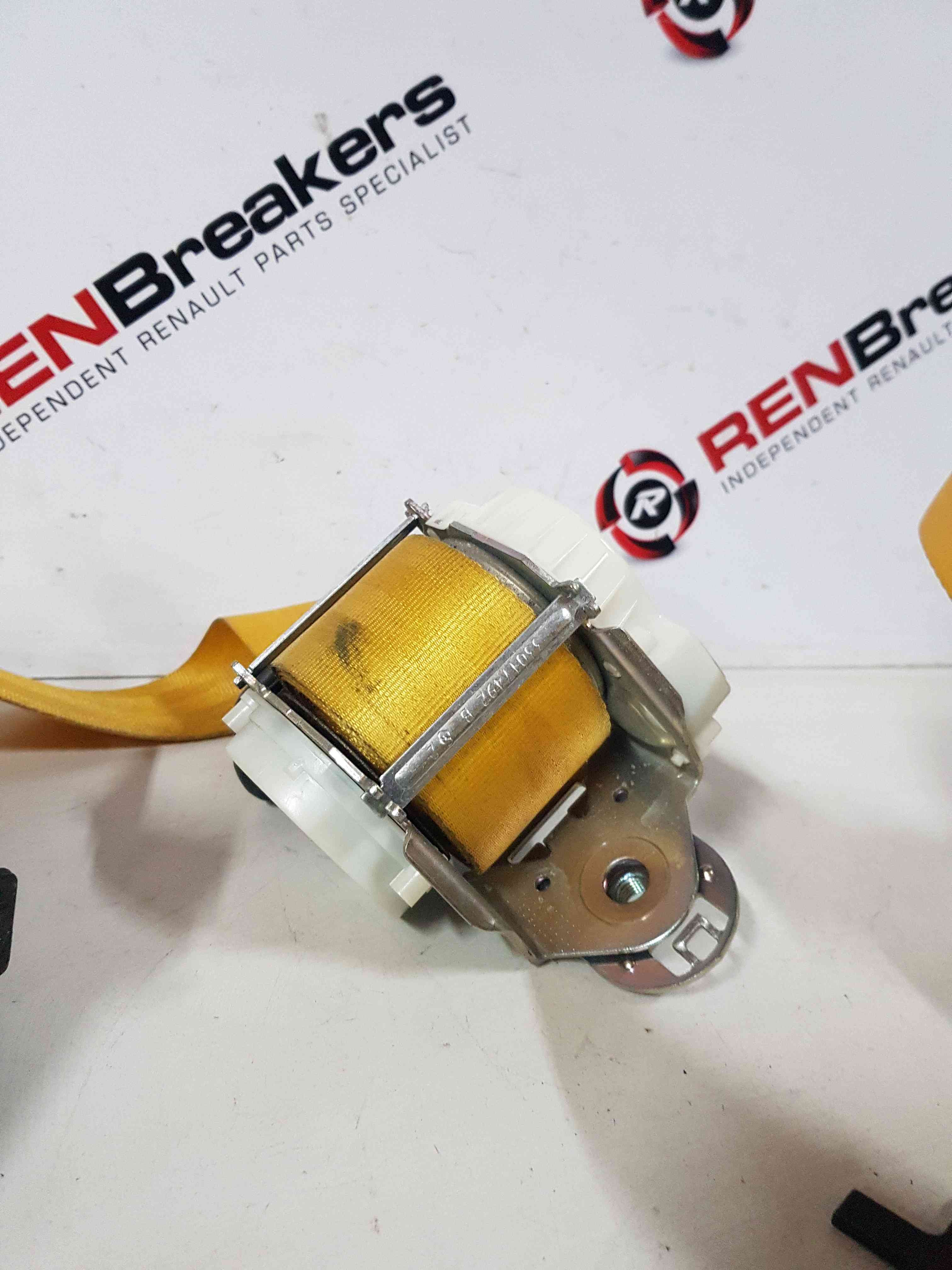 Thumb 4 Renault Clio Mk3 Sport MK3 2009-2012 Passenger NSR Rear Seat Belt Yellow