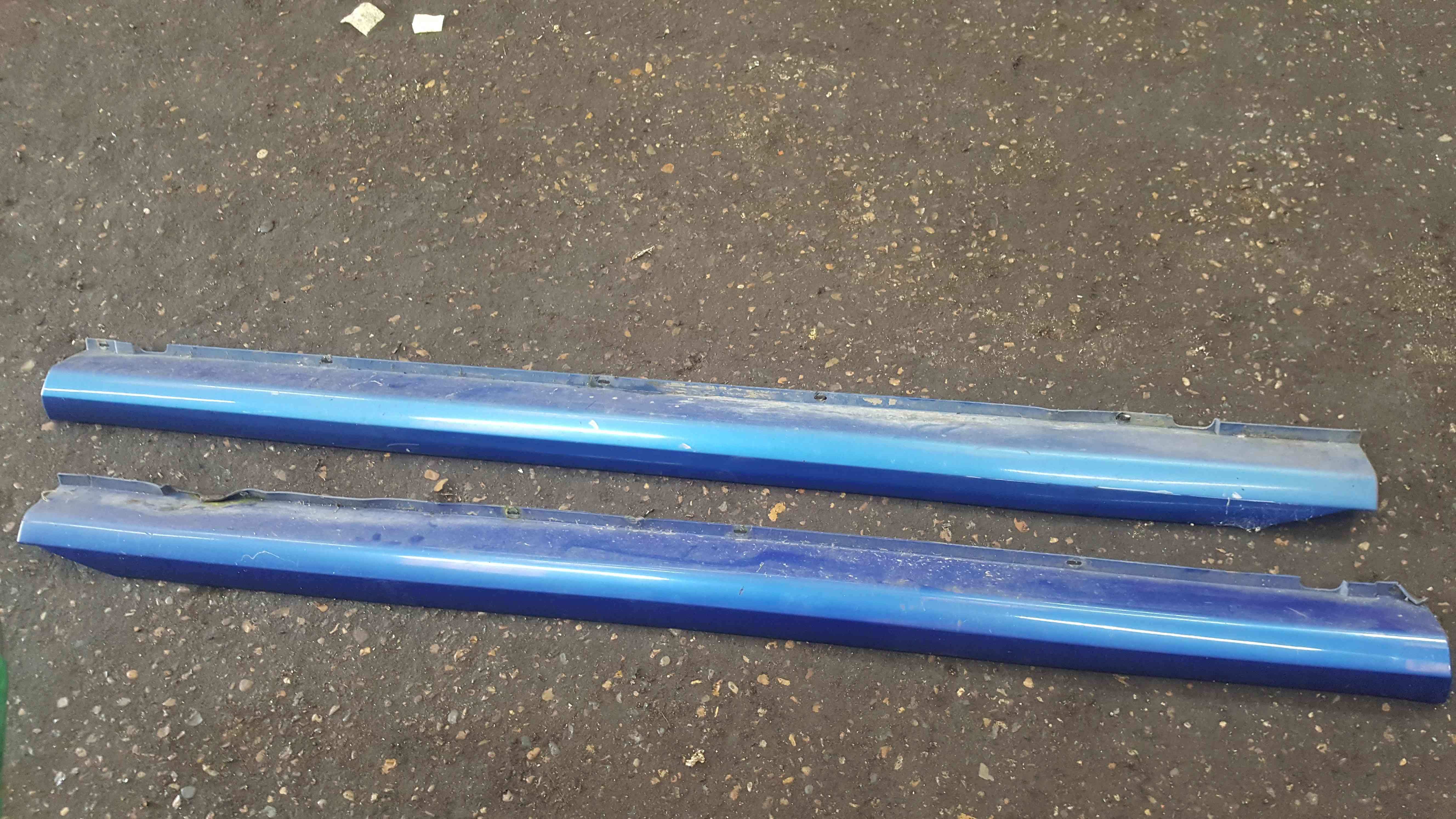 Renault Clio Sport CUP 2001-2006 172 182 Side Skirts Pair Blue Tej41