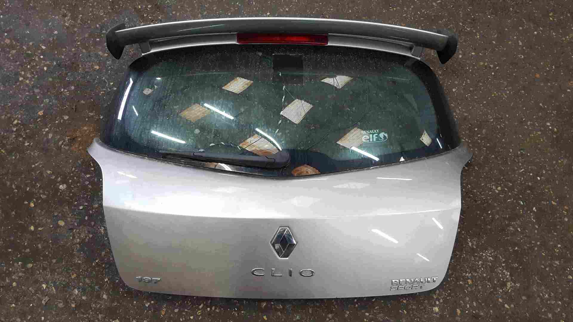 Renault Clio Sport CUP 2005-2012 Rear Tailgate Silver TEF60 Racing Spoiler