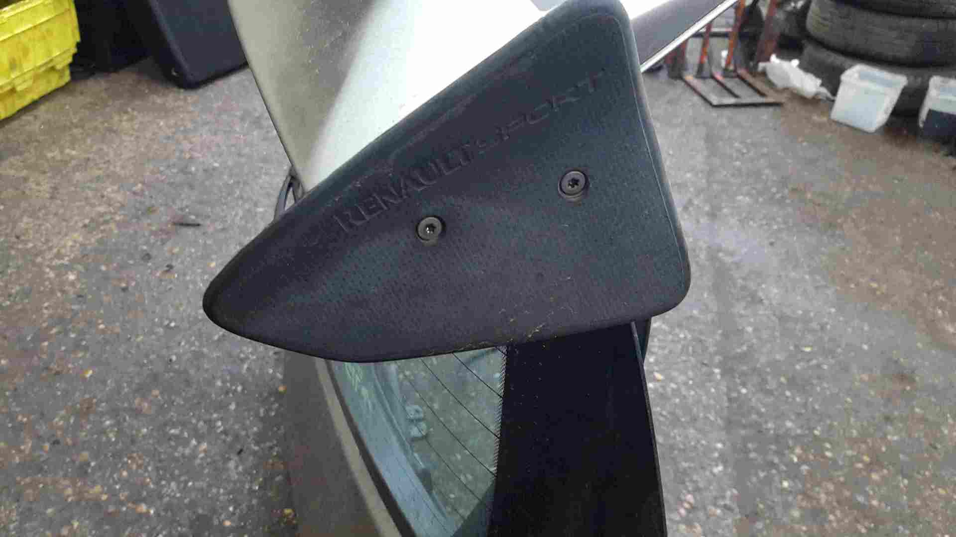 Thumb 2 Renault Clio Sport CUP 2005-2012 Rear Tailgate Silver TEF60 Racing Spoiler
