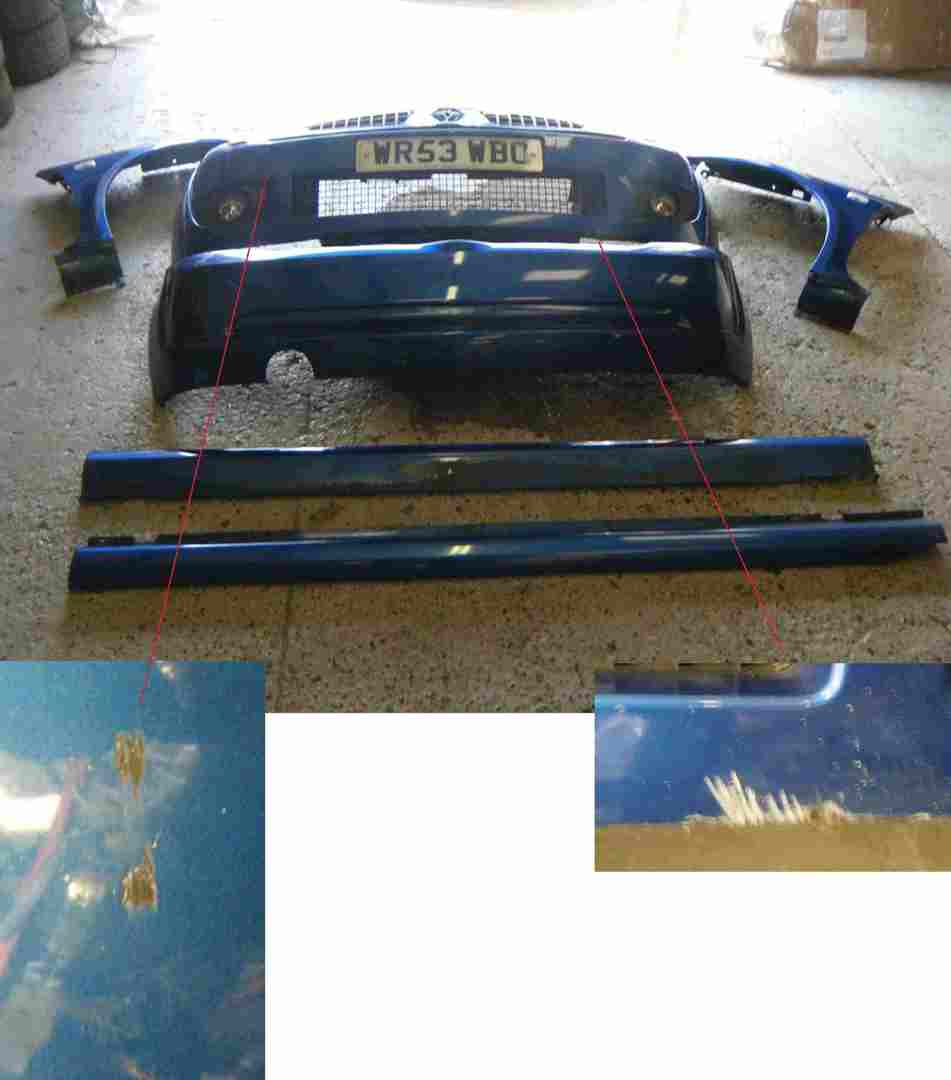 Renault Clio Sport Cup 2001-2006 172 Body Kit Bumpers Wings Complete TED43 Blue