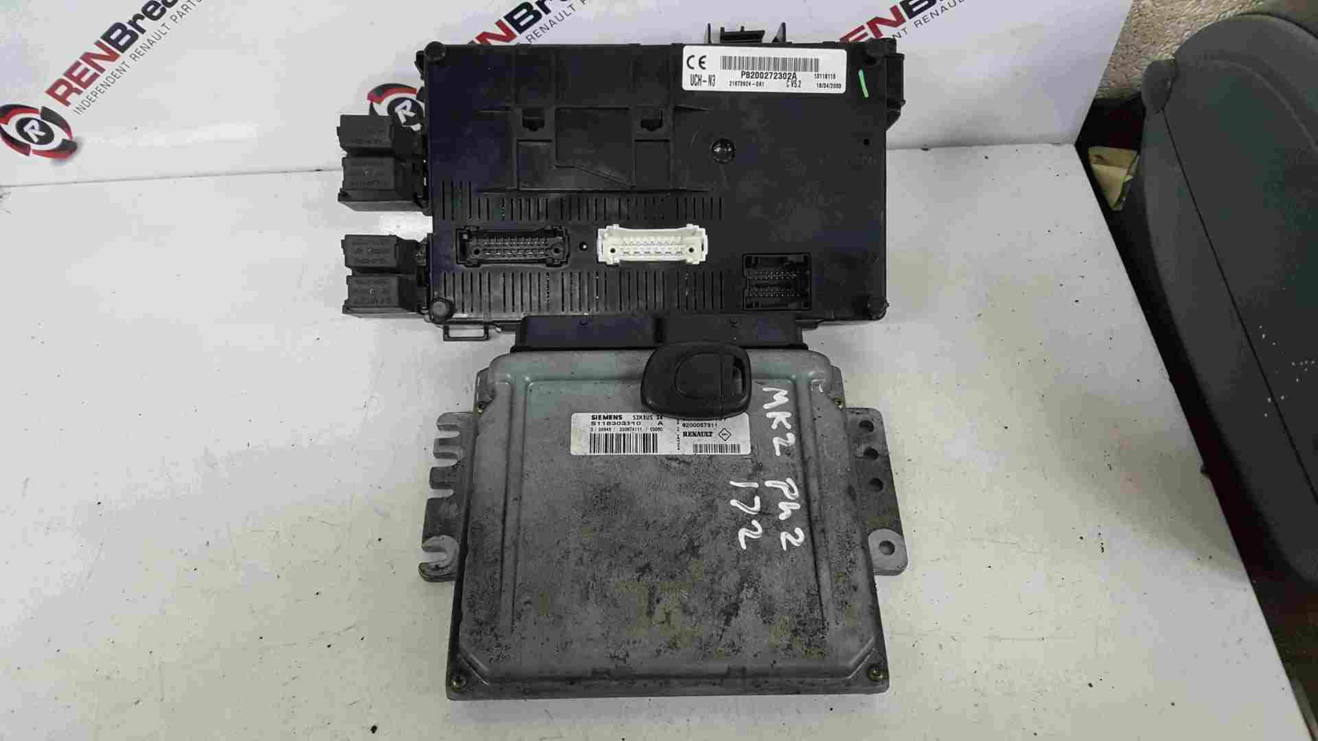 Thumb 4 Renault Clio Sport MK2 2001-2006 172 182 2.0 16v ECU SET UCH BCM + Key Fob