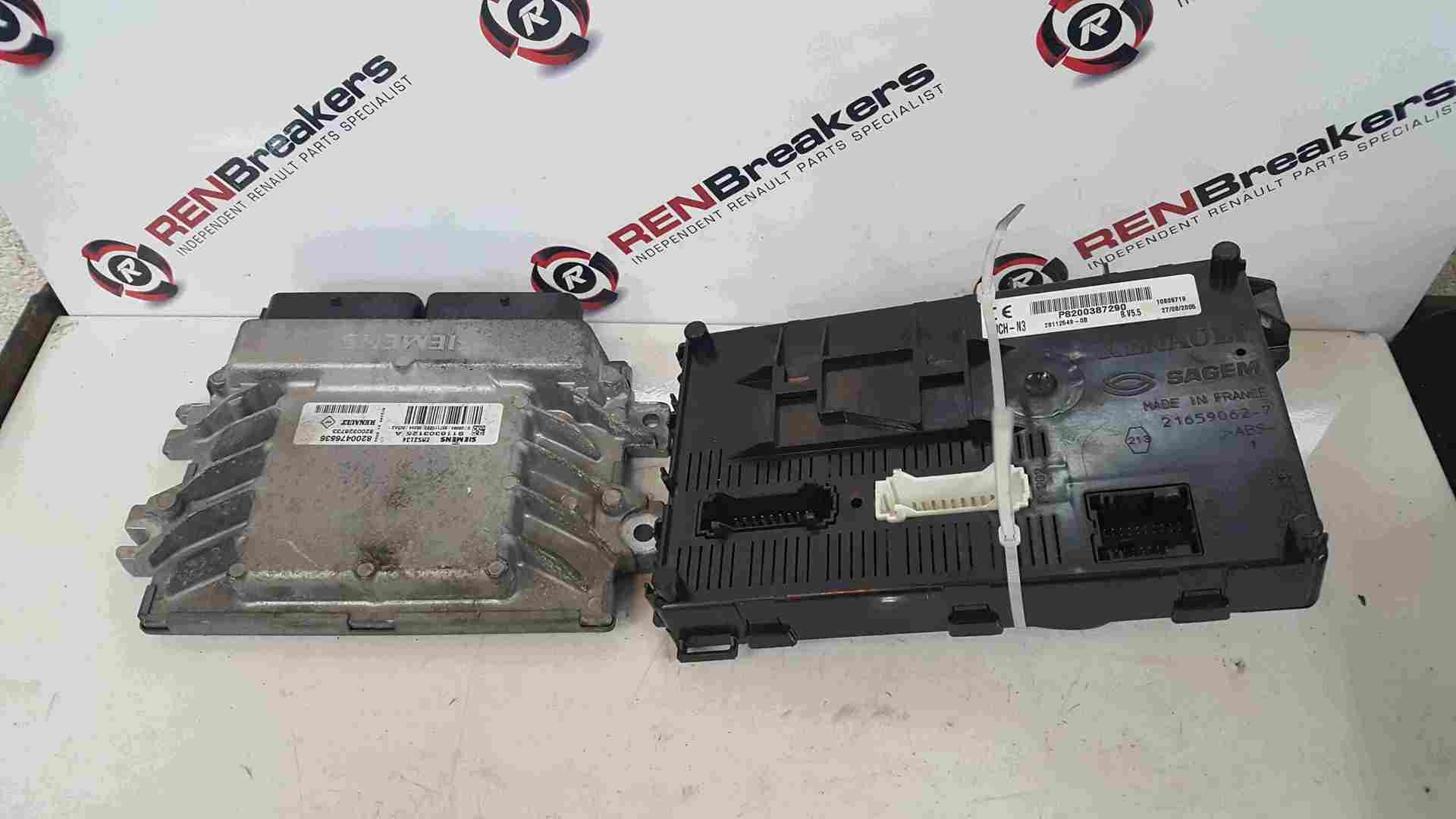 Renault Clio Sport MK2 2001-2006 172 182 2.0 16v ECU SET UCH BCM + Key Fob