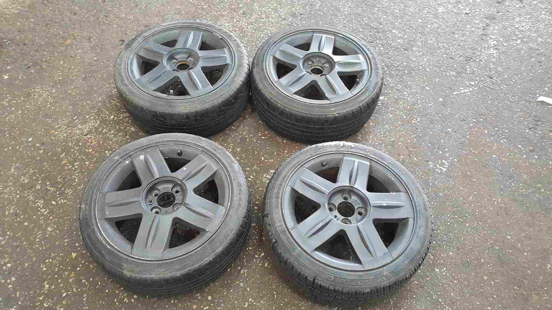 Renault Clio Sport MK2 2001-2006 172 182 Black Alloy Wheels Set X4 16inch
