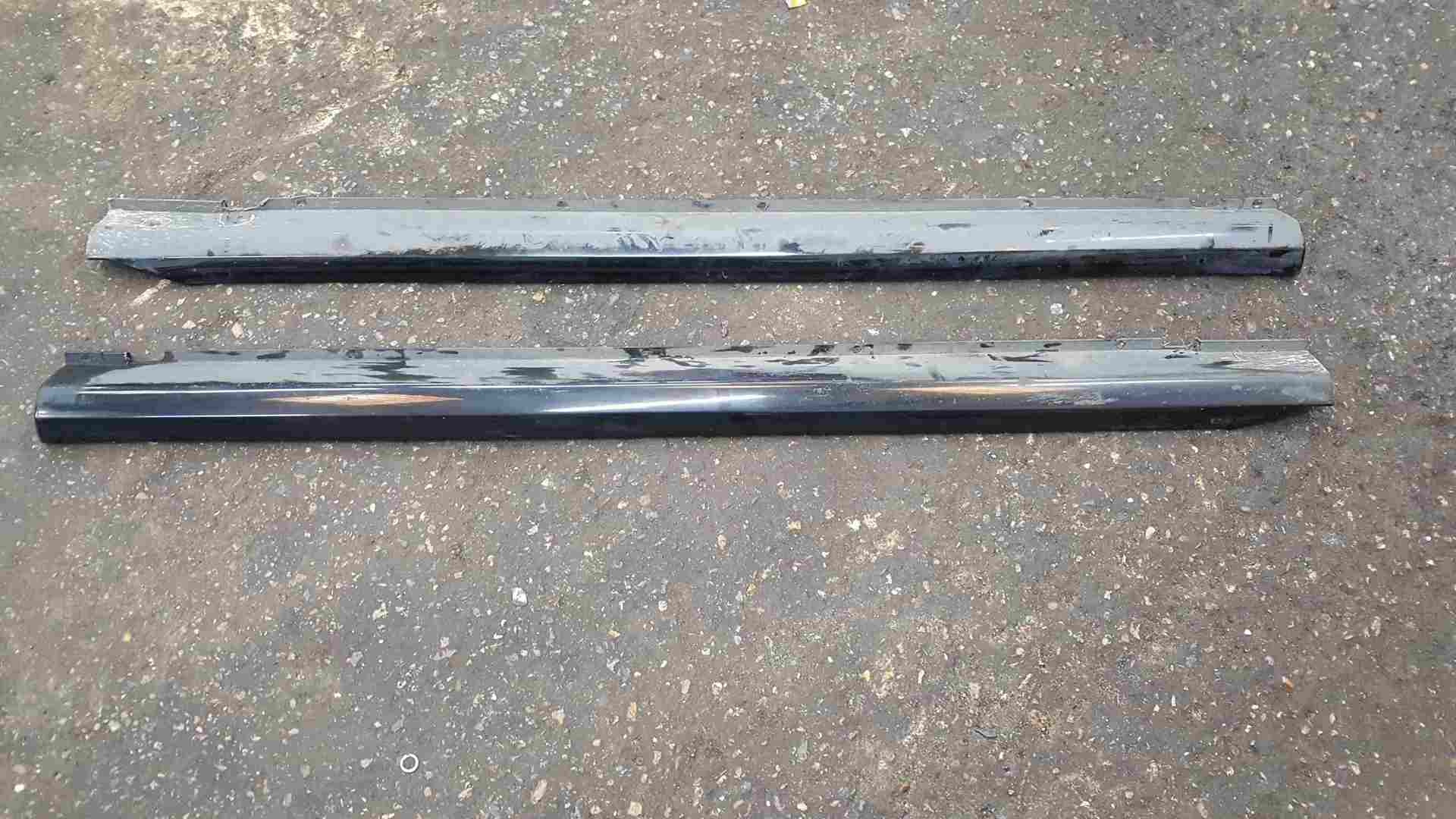 Renault Clio Sport MK2 2001-2006 172 182 Cup Side Skirts Black Gold TE267 Pair
