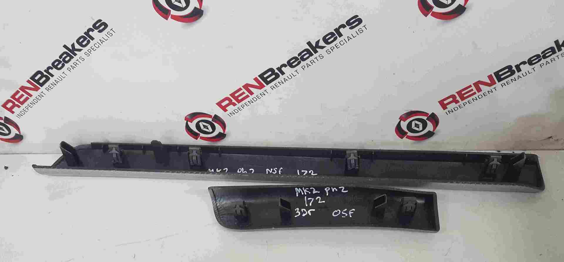 Thumb 3 Renault Clio Sport MK2 2001-2006 172 182 Dashboard Trim Moulding Inserts
