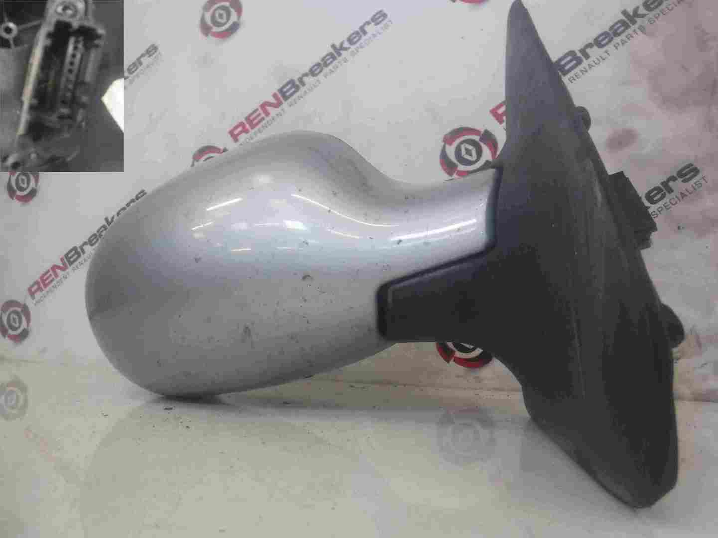 Renault Clio Sport MK2 2001-2006 172 182 Drivers OS Wing Mirror Silver 640