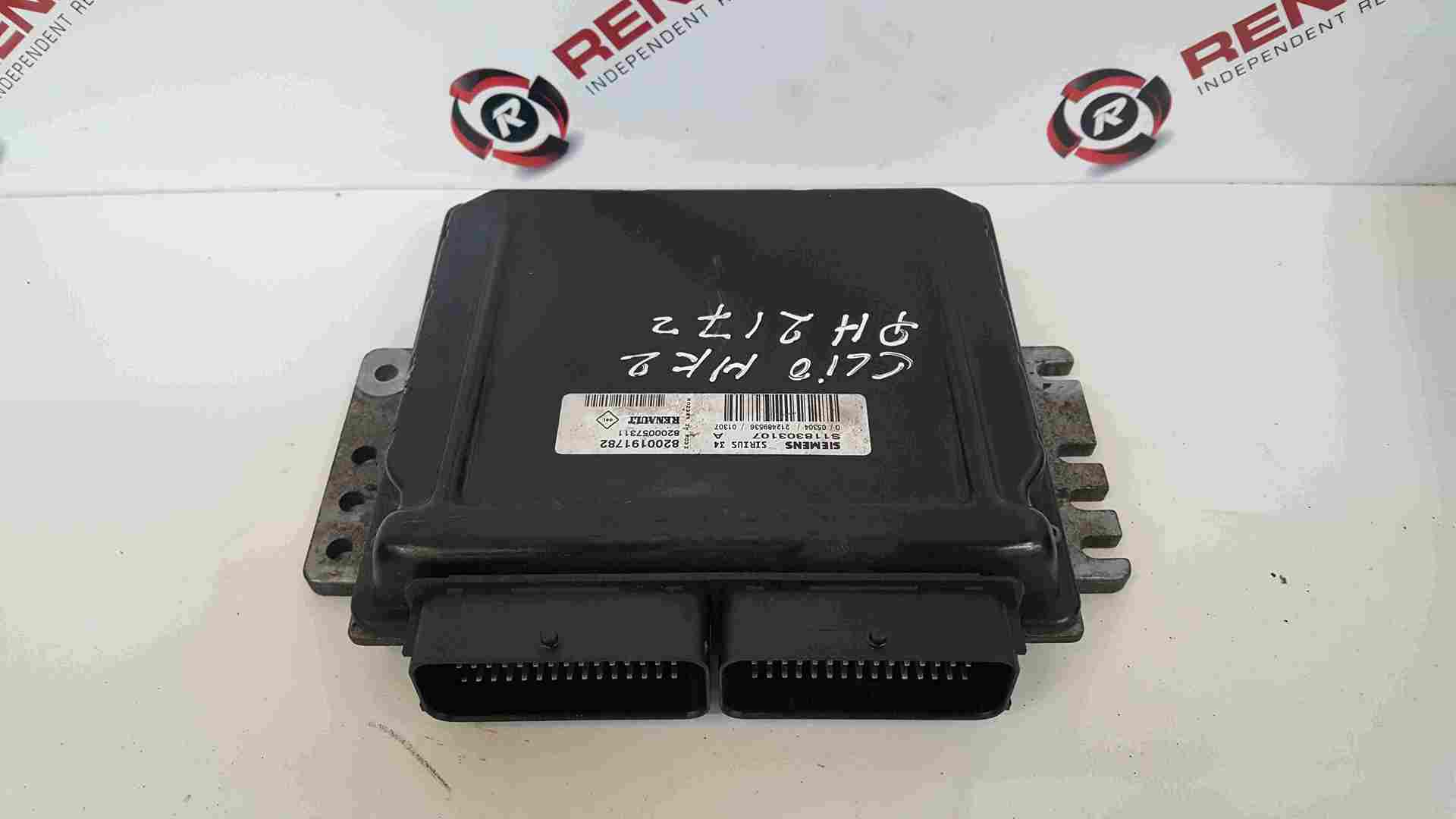 Renault Clio Sport MK2 2001-2006 172 182 Engine Control Unit ECU Computer