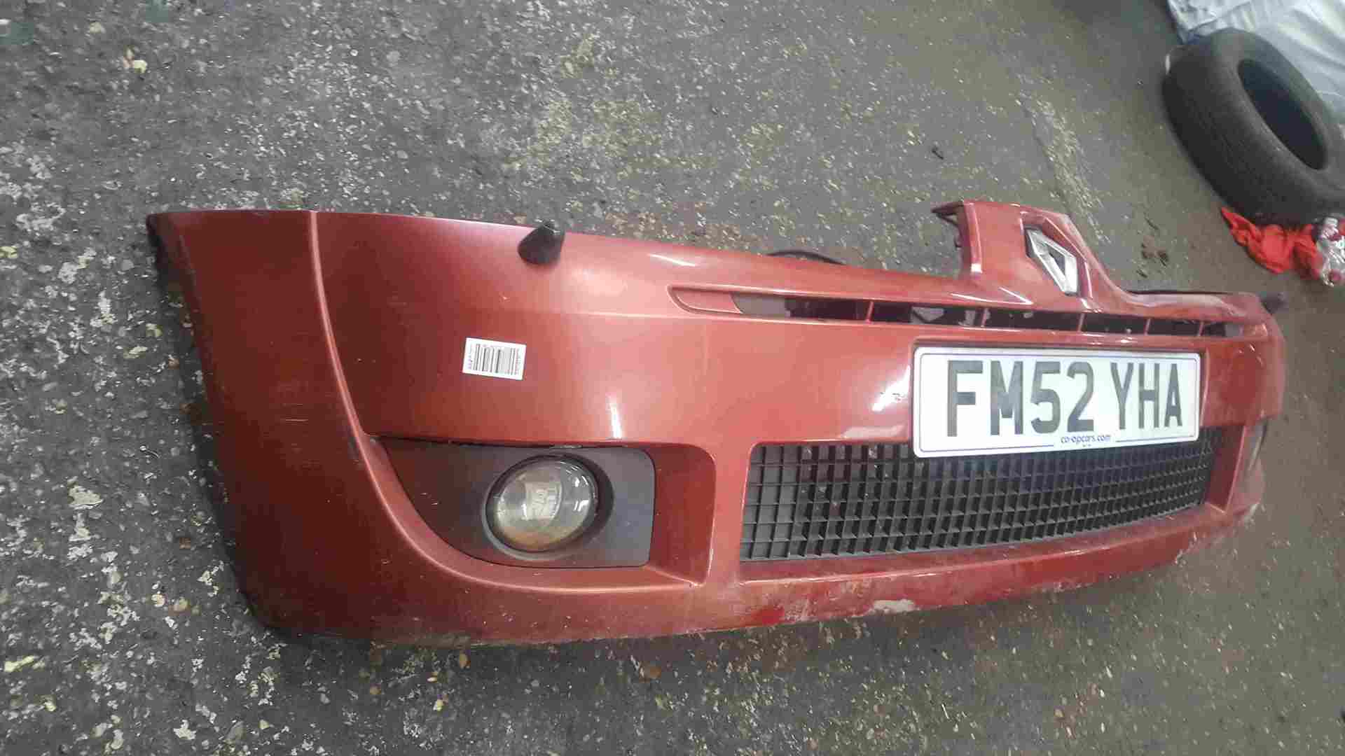 Thumb 4 Renault Clio Sport MK2 2001-2006 172 182 Front Bumper Red Orange TEB76