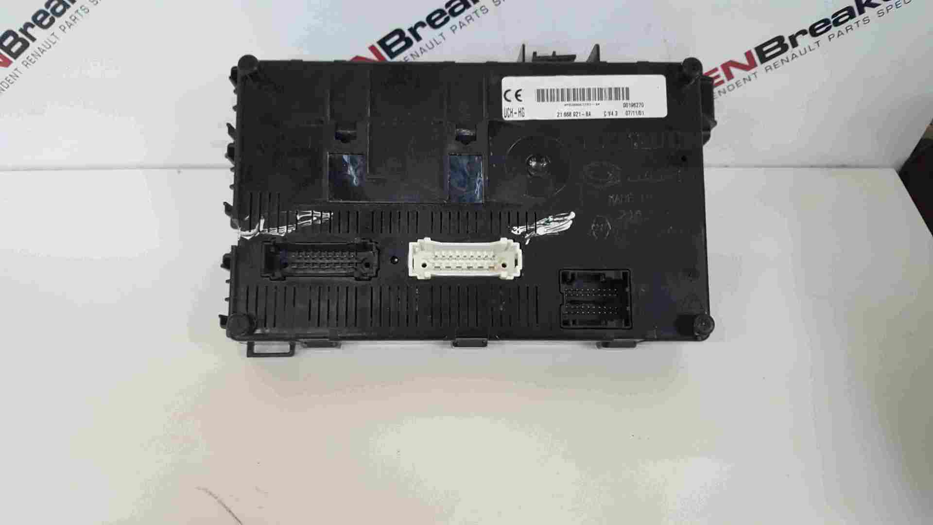 Renault Clio Sport MK2 2001-2006 172 182 Fuse Box UCH BCM Recoding Service