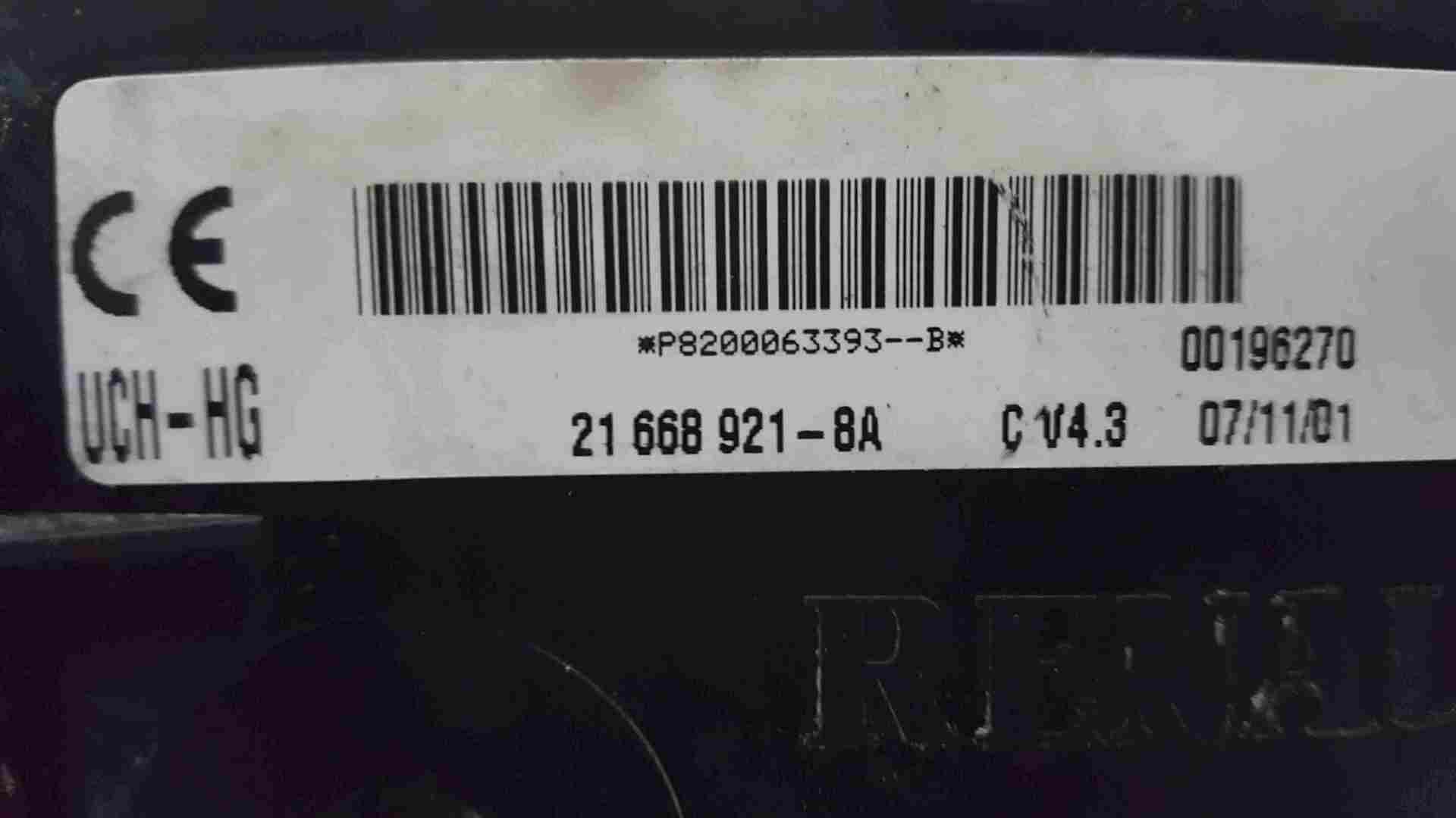 Thumb 3 Renault Clio Sport MK2 2001-2006 172 182 Fuse Box UCH BCM Recoding Service