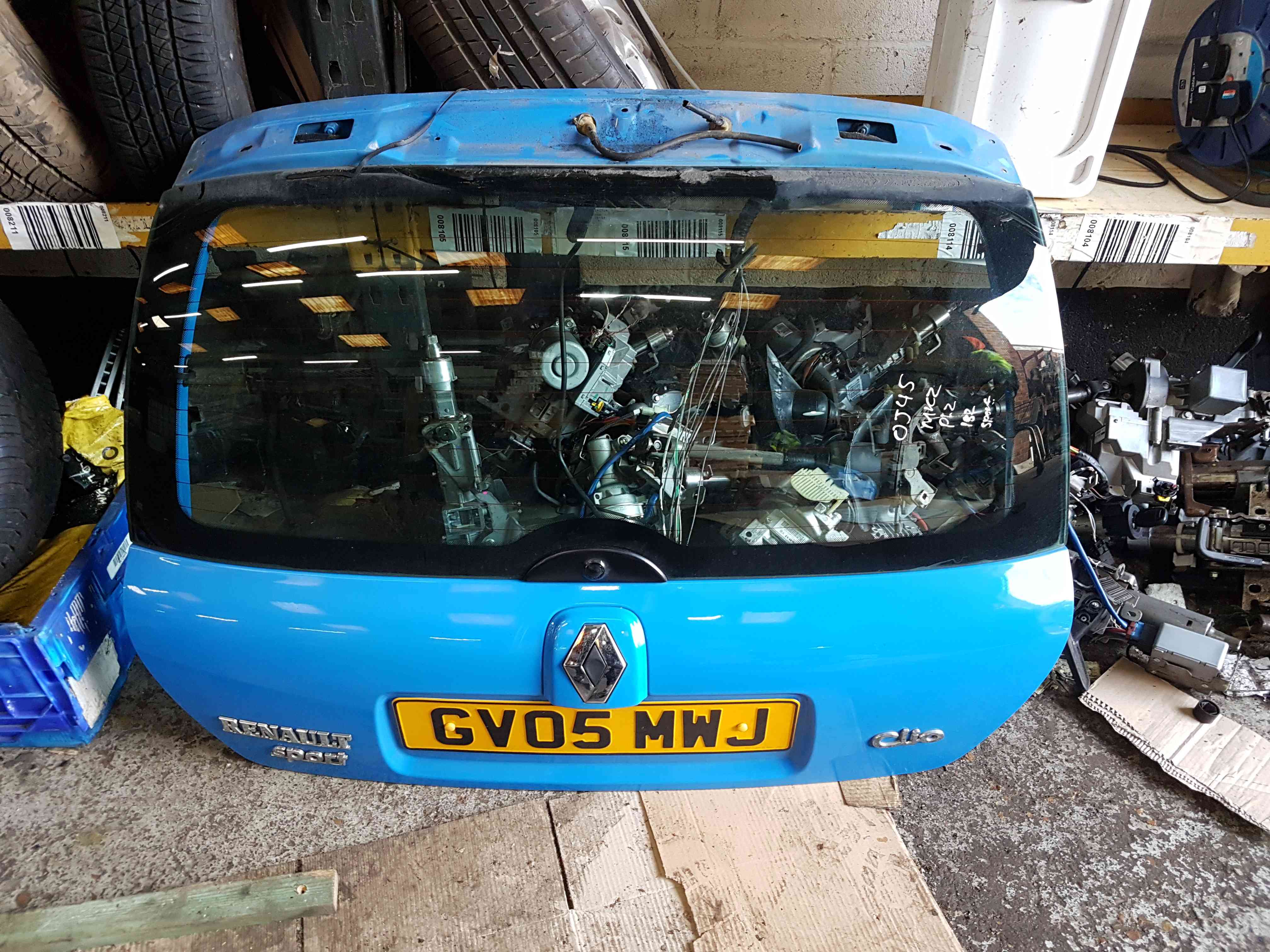 Thumb 2 Renault Clio Sport MK2 2001-2006 172 182 Rear Boot Tailgate Blue Oj45