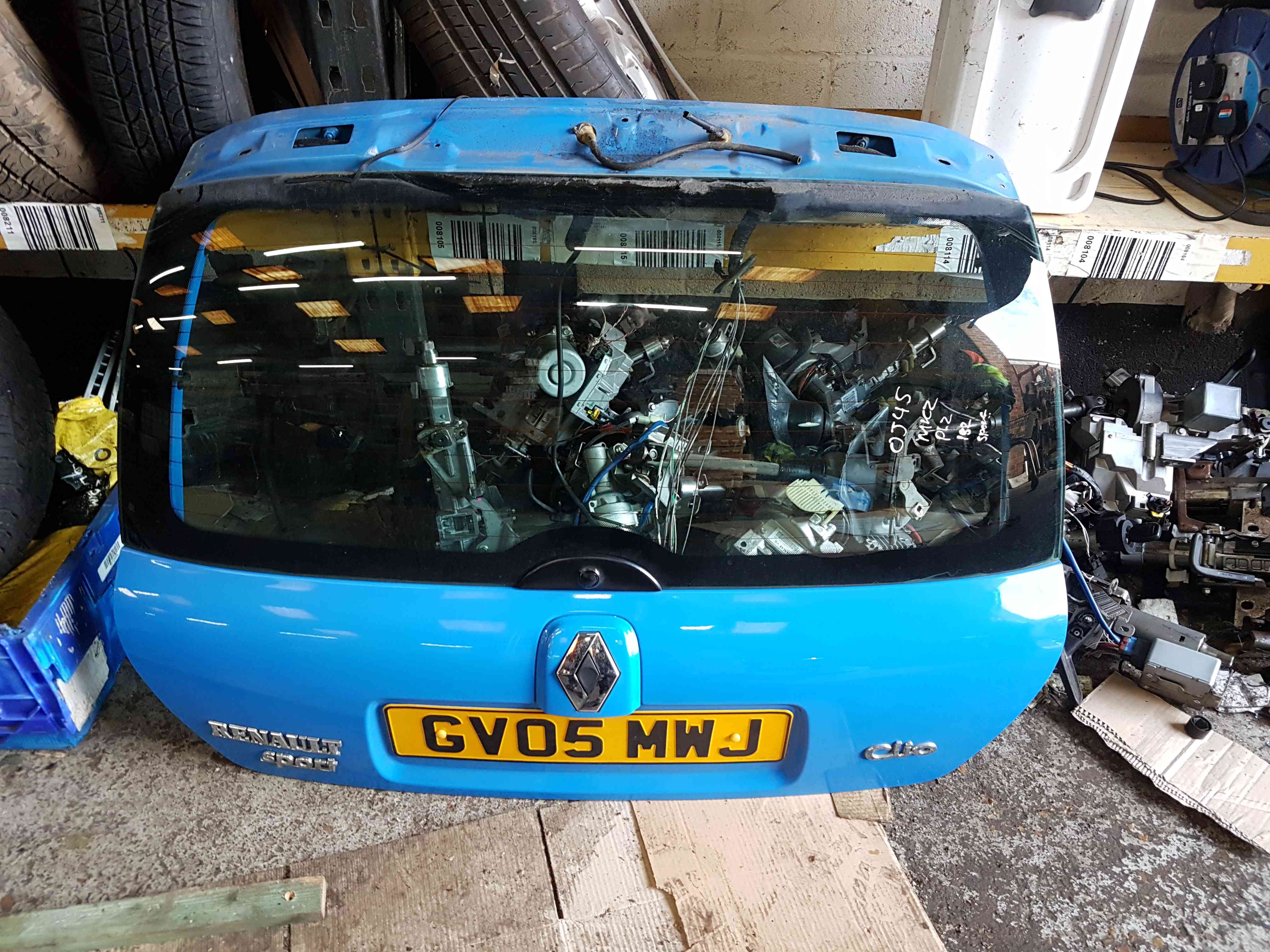 Thumb 3 Renault Clio Sport MK2 2001-2006 172 182 Rear Boot Tailgate Blue Oj45