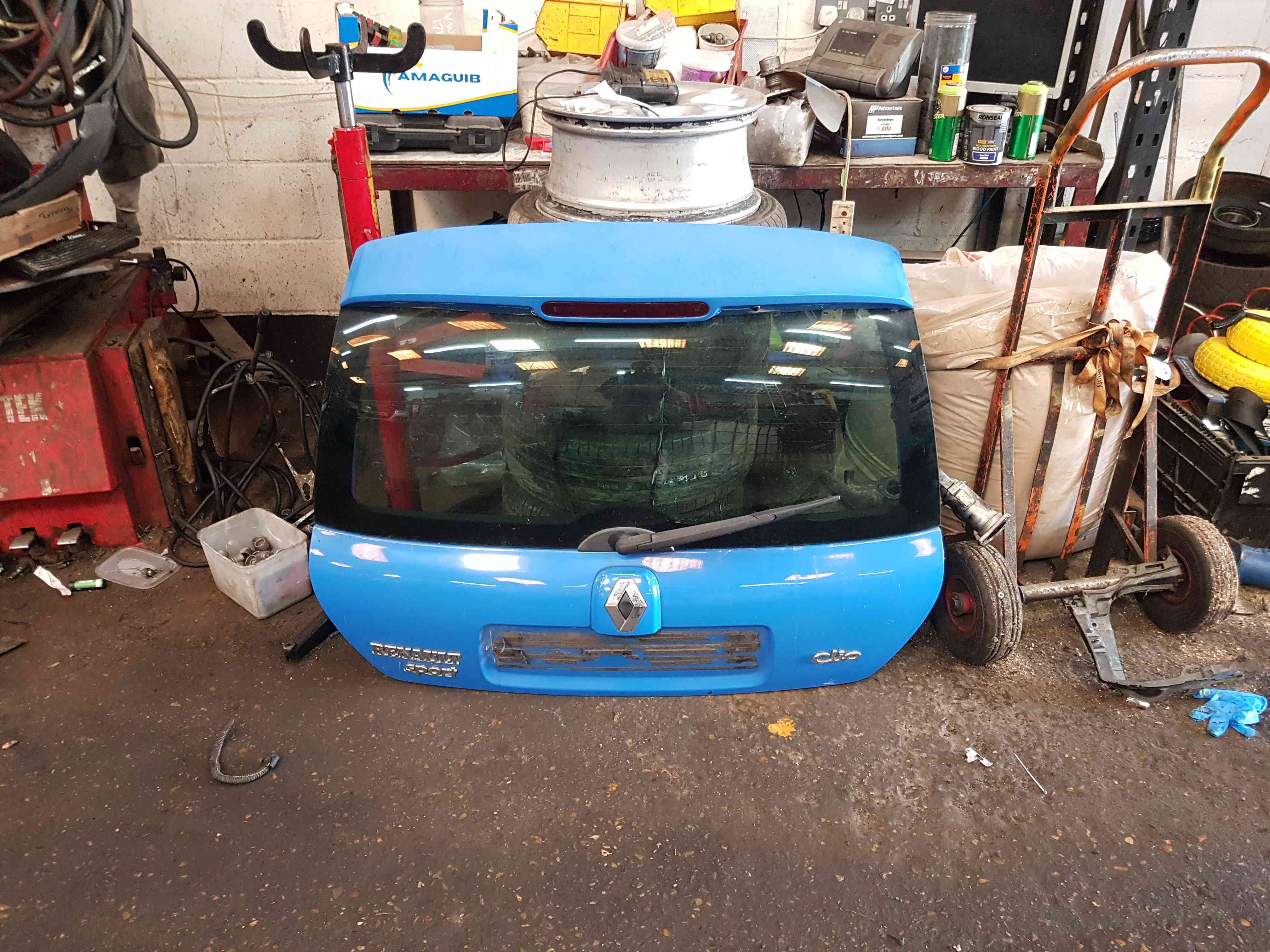 Thumb 2 Renault Clio Sport MK2 2001-2006 172 182 Rear Boot Tailgate Blue Oj45 SPOILER