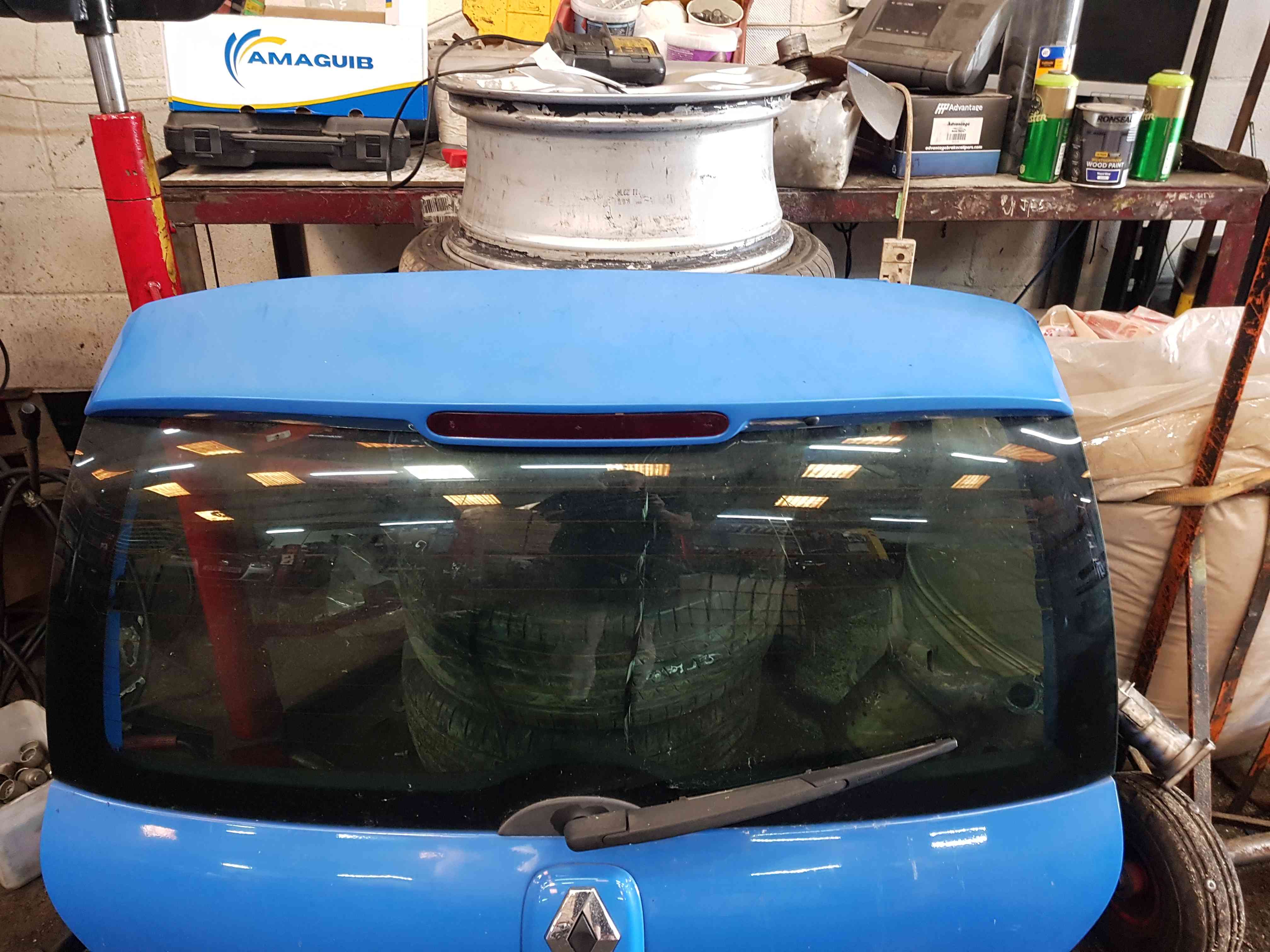 Thumb 3 Renault Clio Sport MK2 2001-2006 172 182 Rear Boot Tailgate Blue Oj45 SPOILER