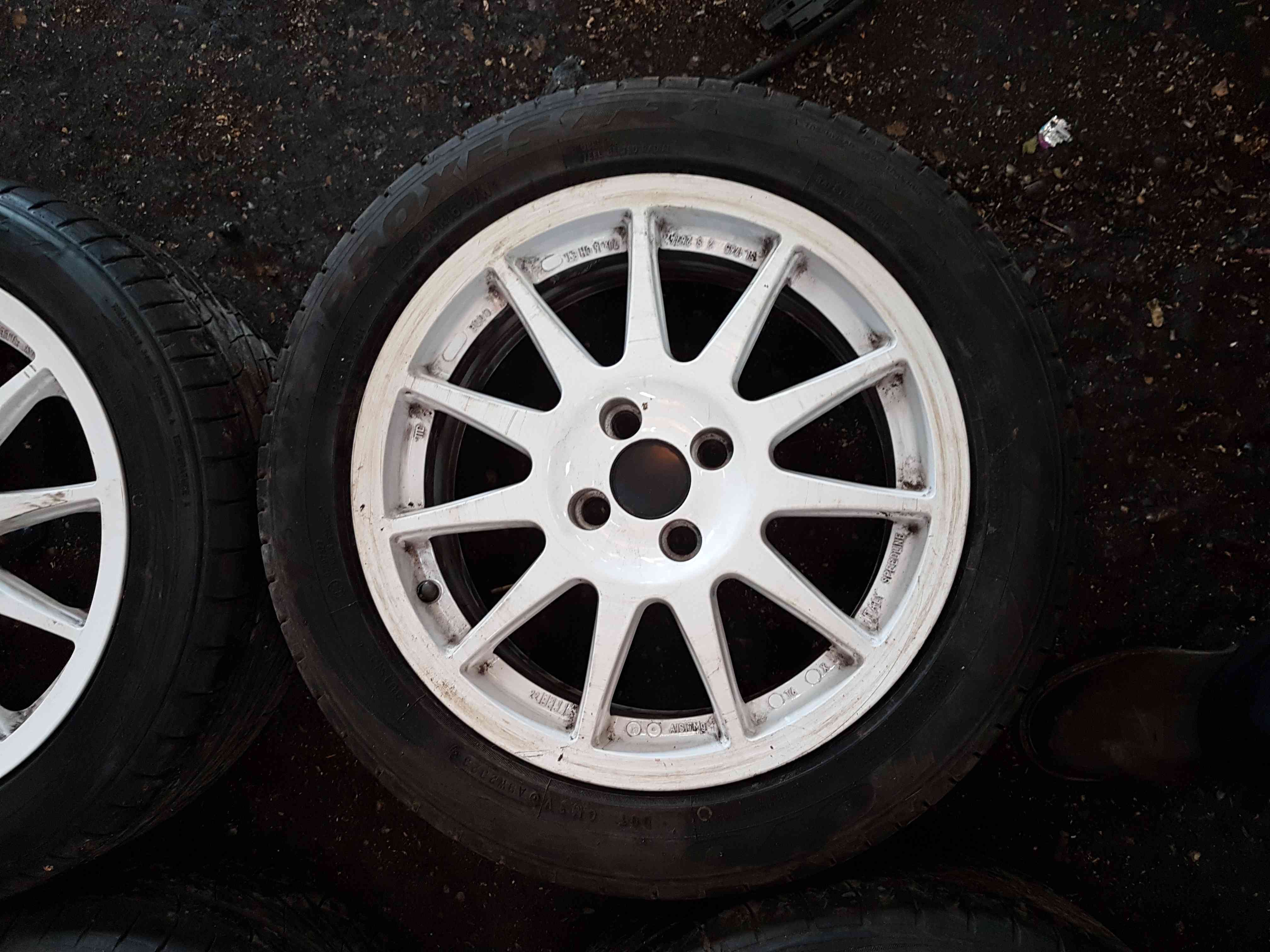 Thumb 4 Renault Clio Sport MK2 2001-2006 172 182 Speedline Alloy Wheels 16Inch Set White