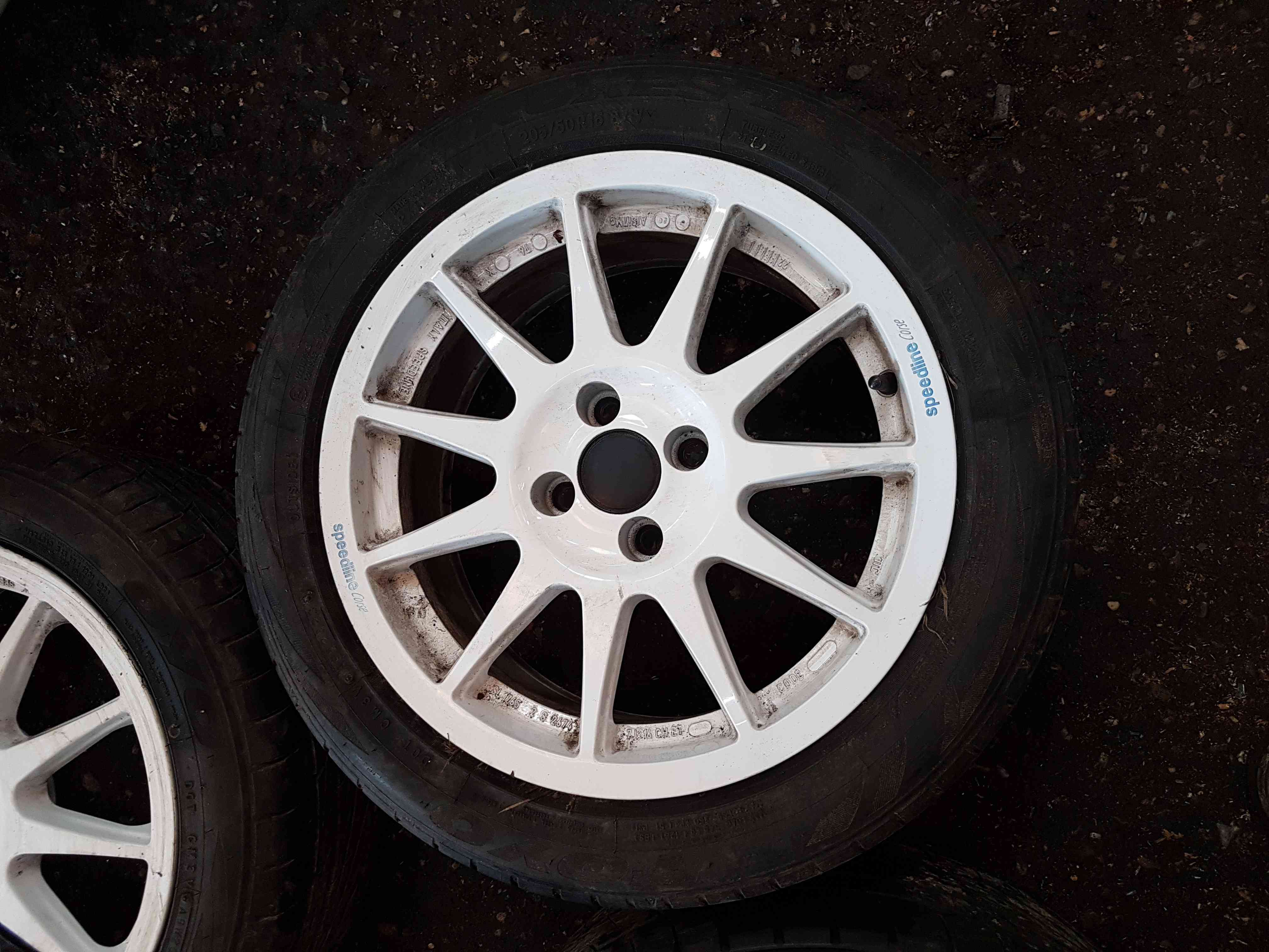 Thumb 3 Renault Clio Sport MK2 2001-2006 172 182 Speedline Alloy Wheels 16Inch Set White