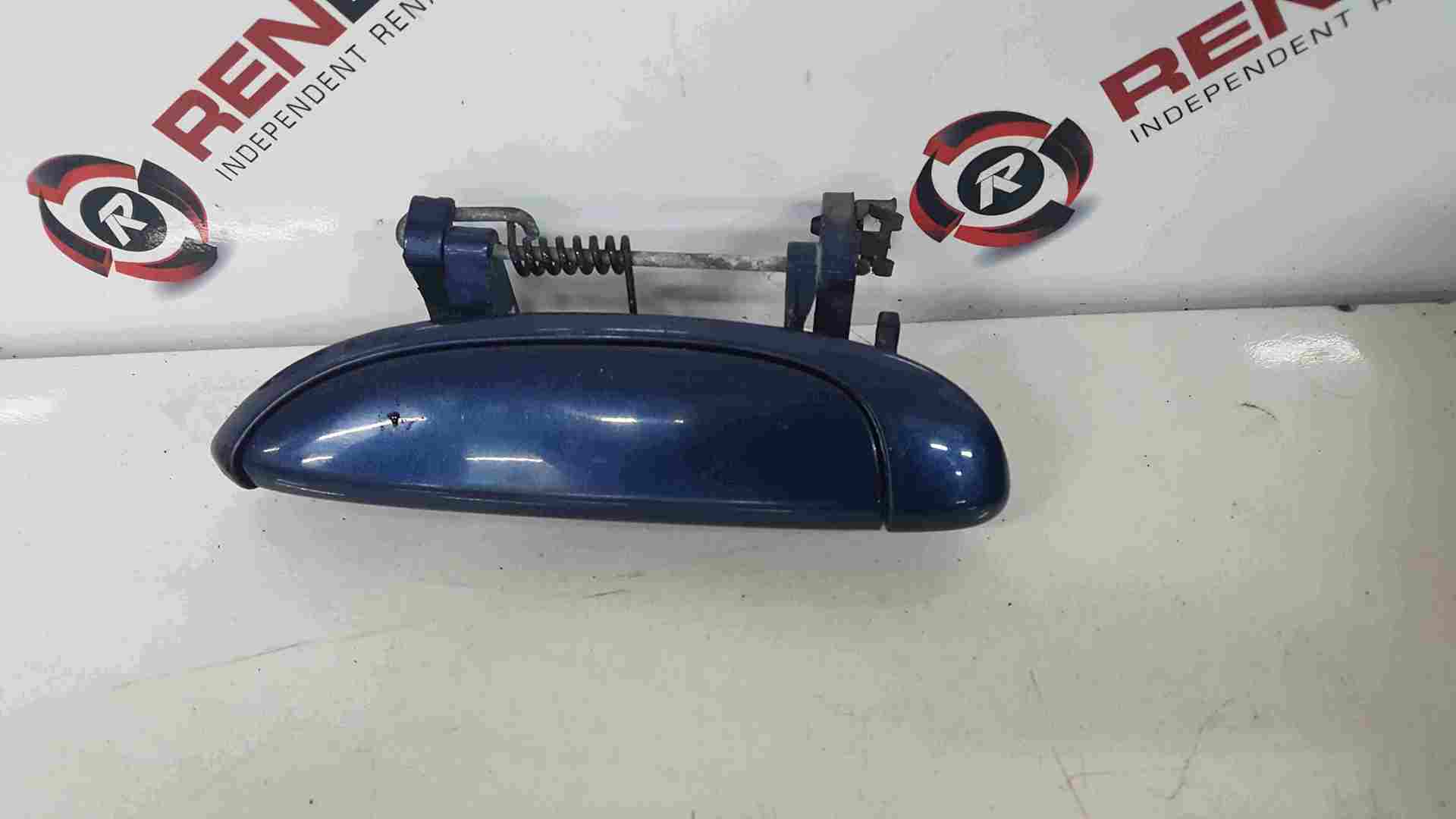 Renault Clio Sport MK2 2001-2006 172 Passenger NSF Front Door Handle Blue 432