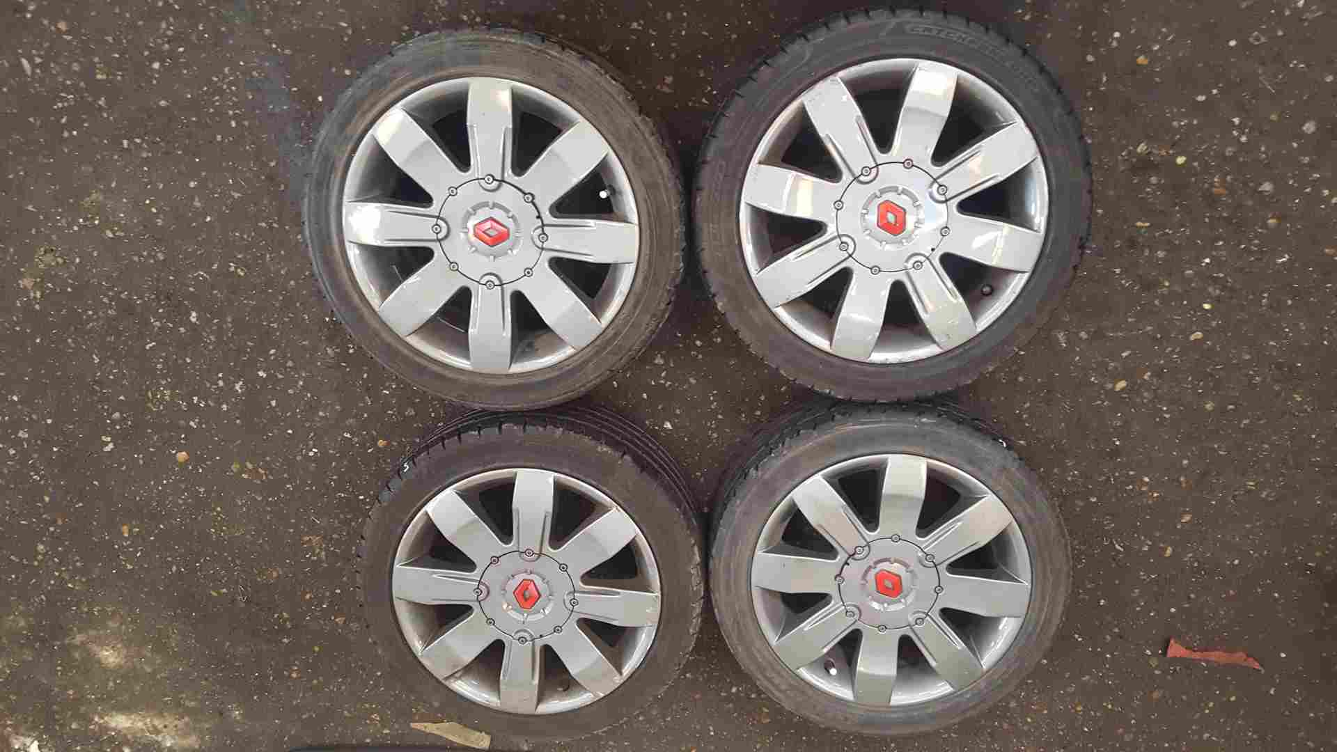Renault Clio Sport MK2 2001-2006 182 Anthracite Alloy Wheels SET X4 16Inch 3/5