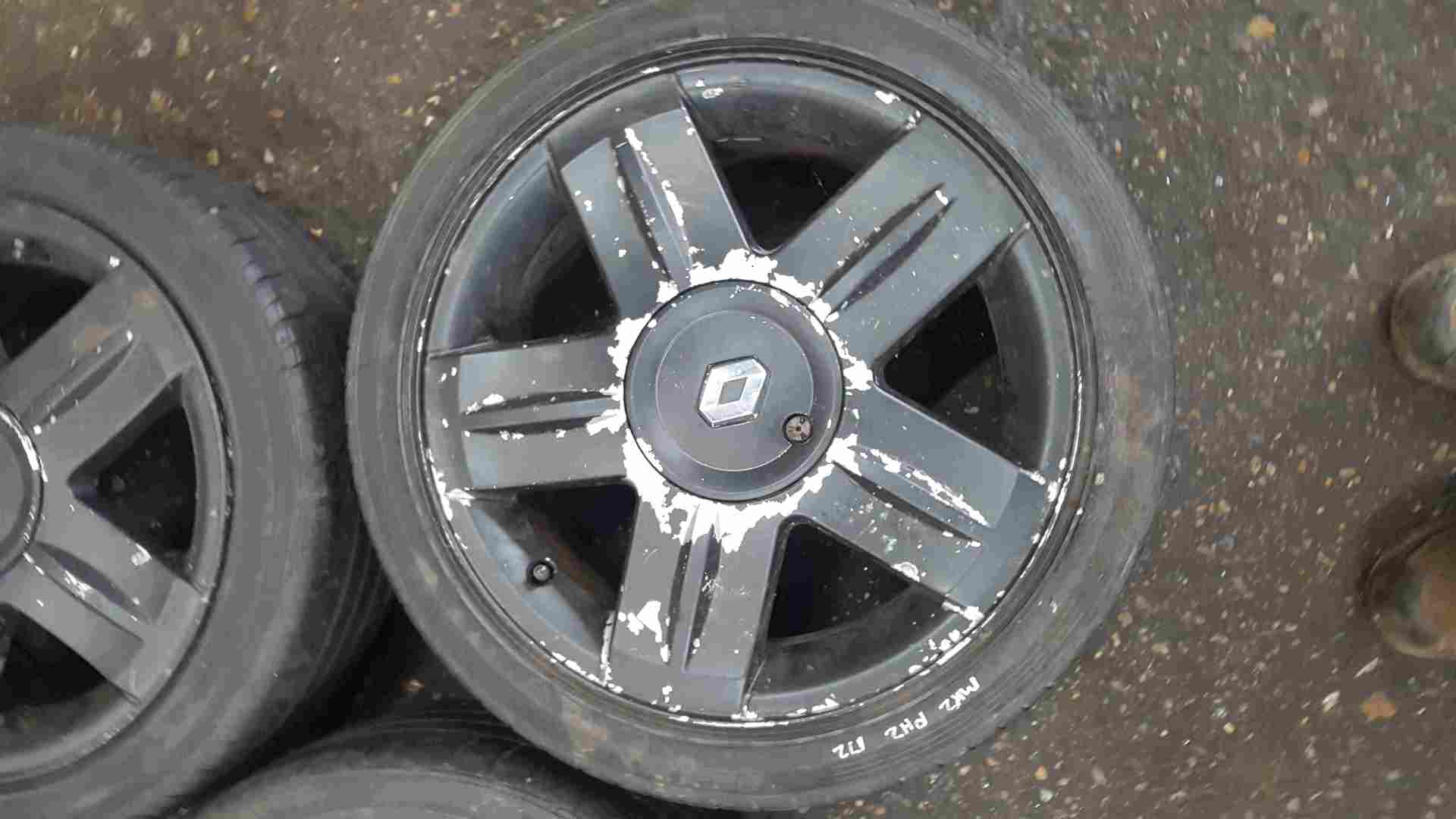 Thumb 7 Renault Clio Sport MK2 2001-2006 Black Alloy Wheels X5 195 45 16 16inch