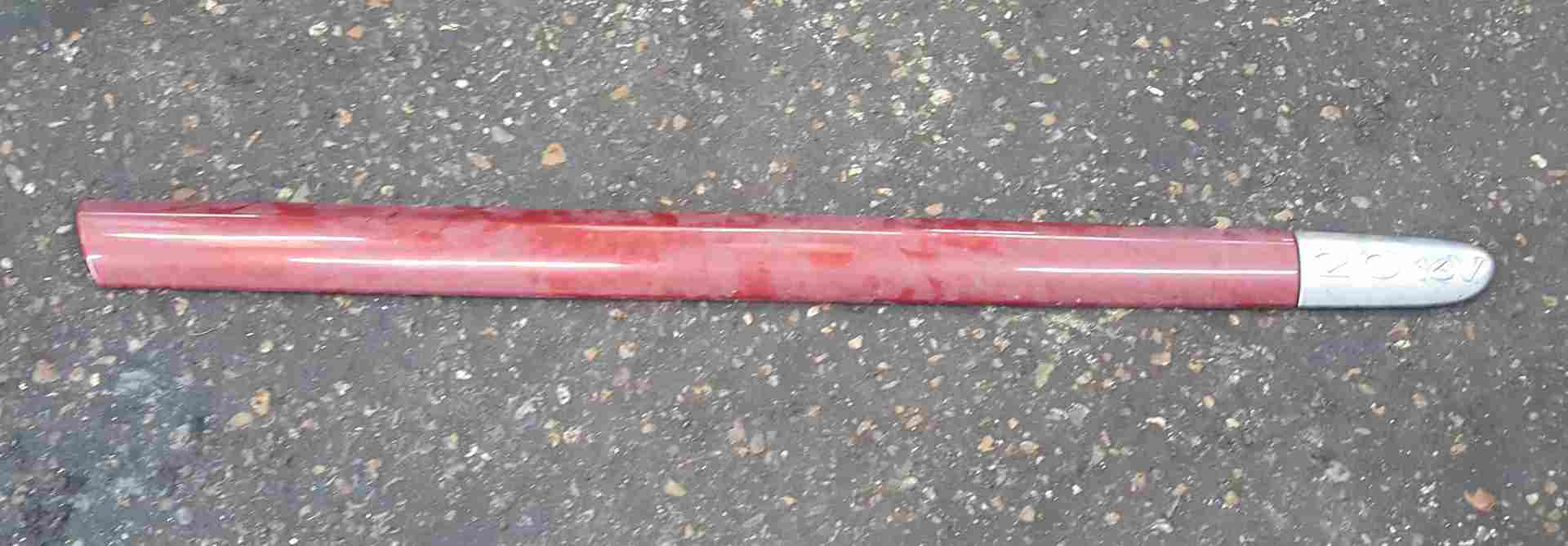 Renault Clio Sport MK2 2001-2006 Drivers OSF Front Door Moulding Trim Red TEB76