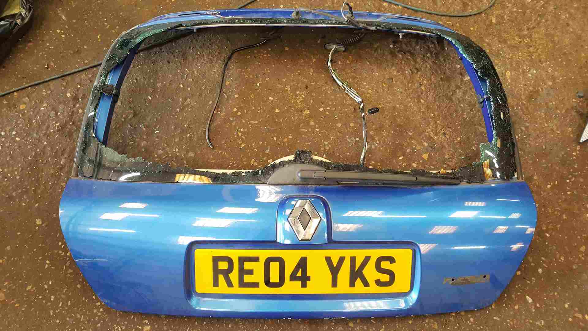 Renault Clio Sport MK2 2001-2006 Rear Tailgate Boot Blue TEJ41
