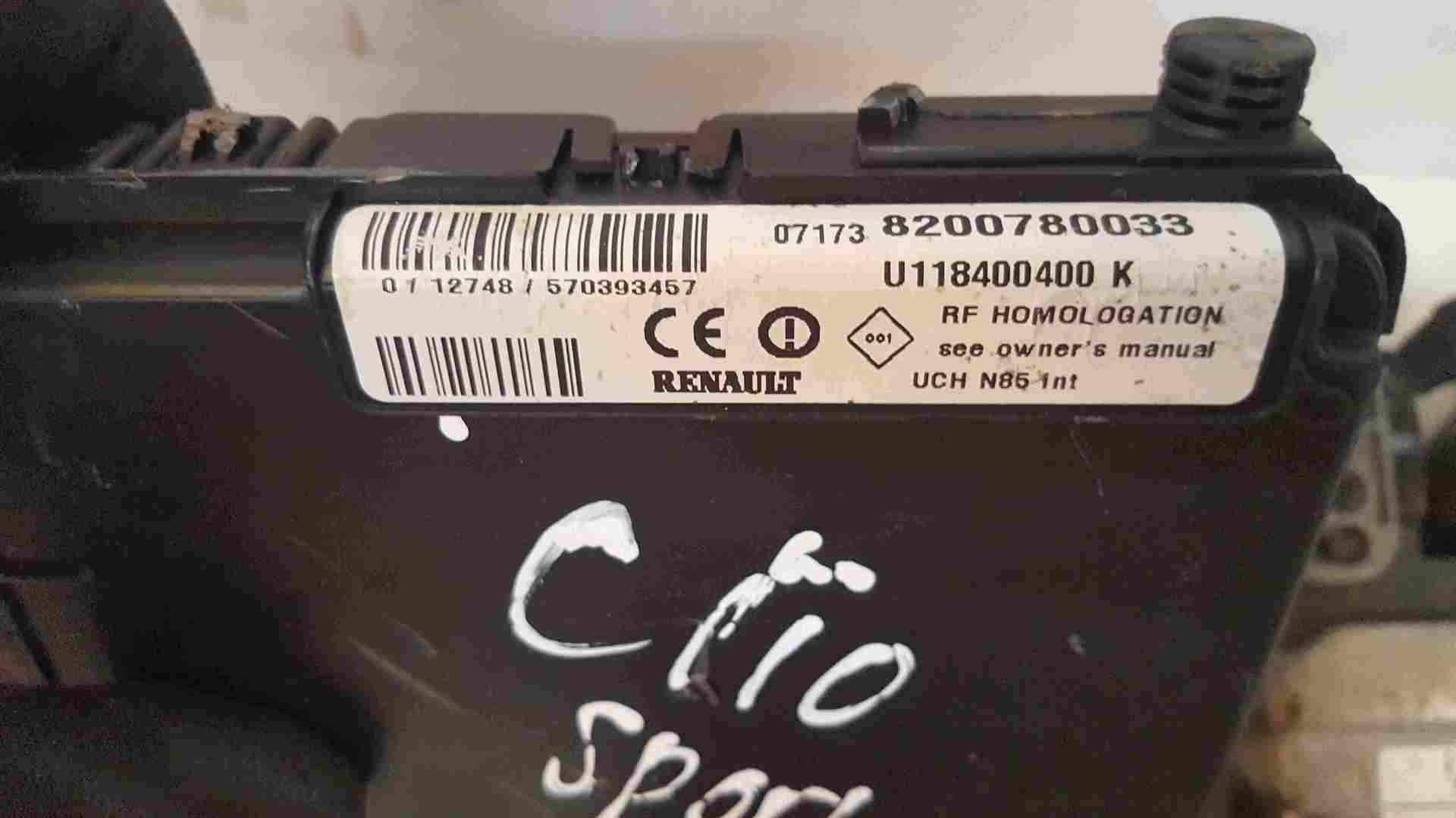 Thumb 2 Renault Clio Sport MK3 2005-2009 197 2.0 ECU Set UCH BCM + Key Card 8200751241