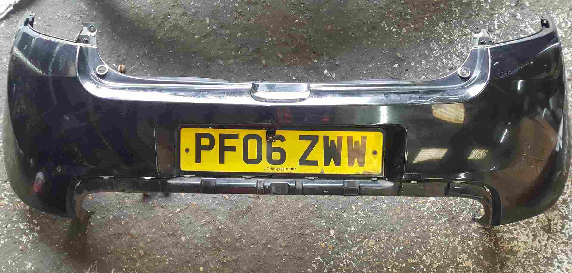Renault Clio Sport MK3 2005-2009 197 Rear Bumper Black TEGNA + Camera